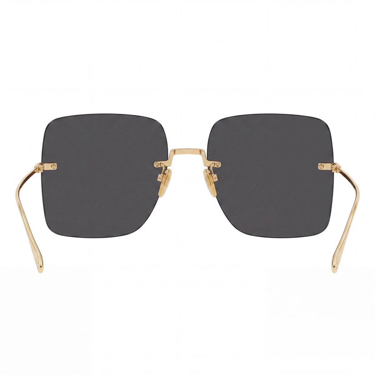 Gucci Gg1147s Unisex Prescription-Ready Sunglasses Gold Grey with Dark Grey Non-Polarized UV Protection Lenses, 62mm, Photo 3