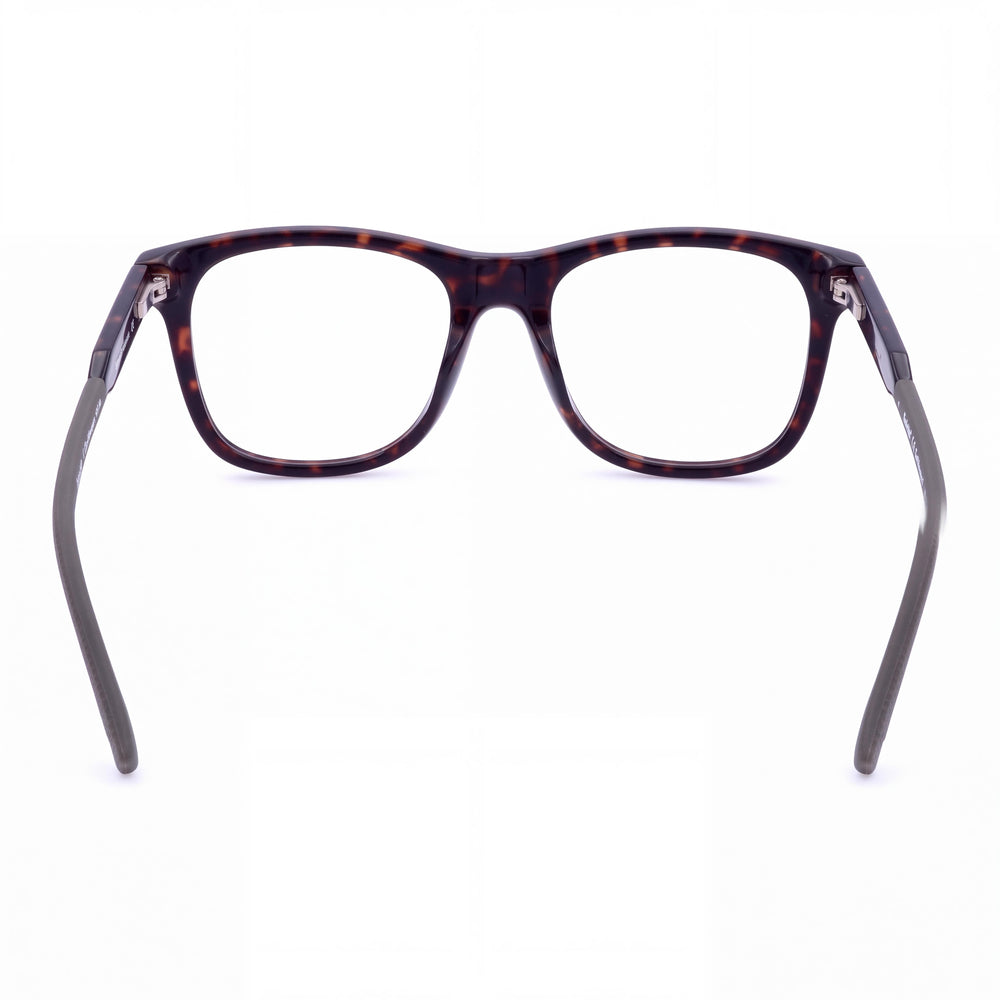 Timberland Men's TB1723 Eyeglass Frames - Dark Havana Plastic, 54mm Lens, 19mm Bridge, 145mm Temple