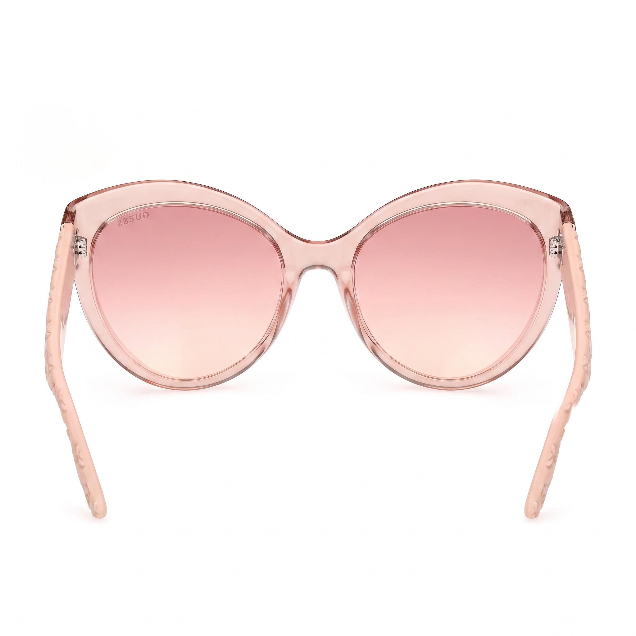 GUESS Women's Juliette Butterfly Plastic Sunglasses Beige Brown Lens 100% UV Protection 61mm, Photo 4