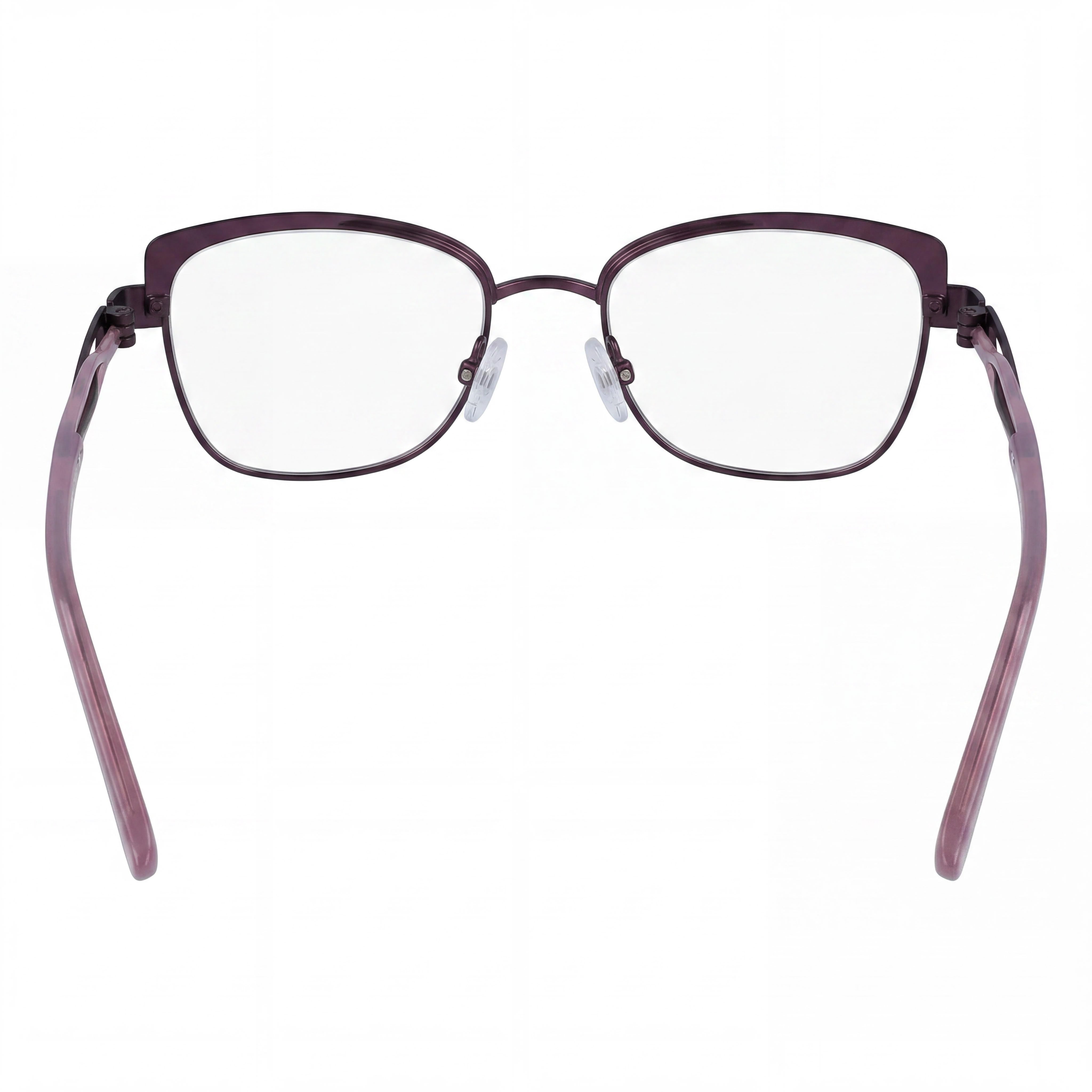 Monturas ópticas graduadas Flexon W3012 para hombre con montura metálica en color ciruela, talla 52-17-140, Photo 2
