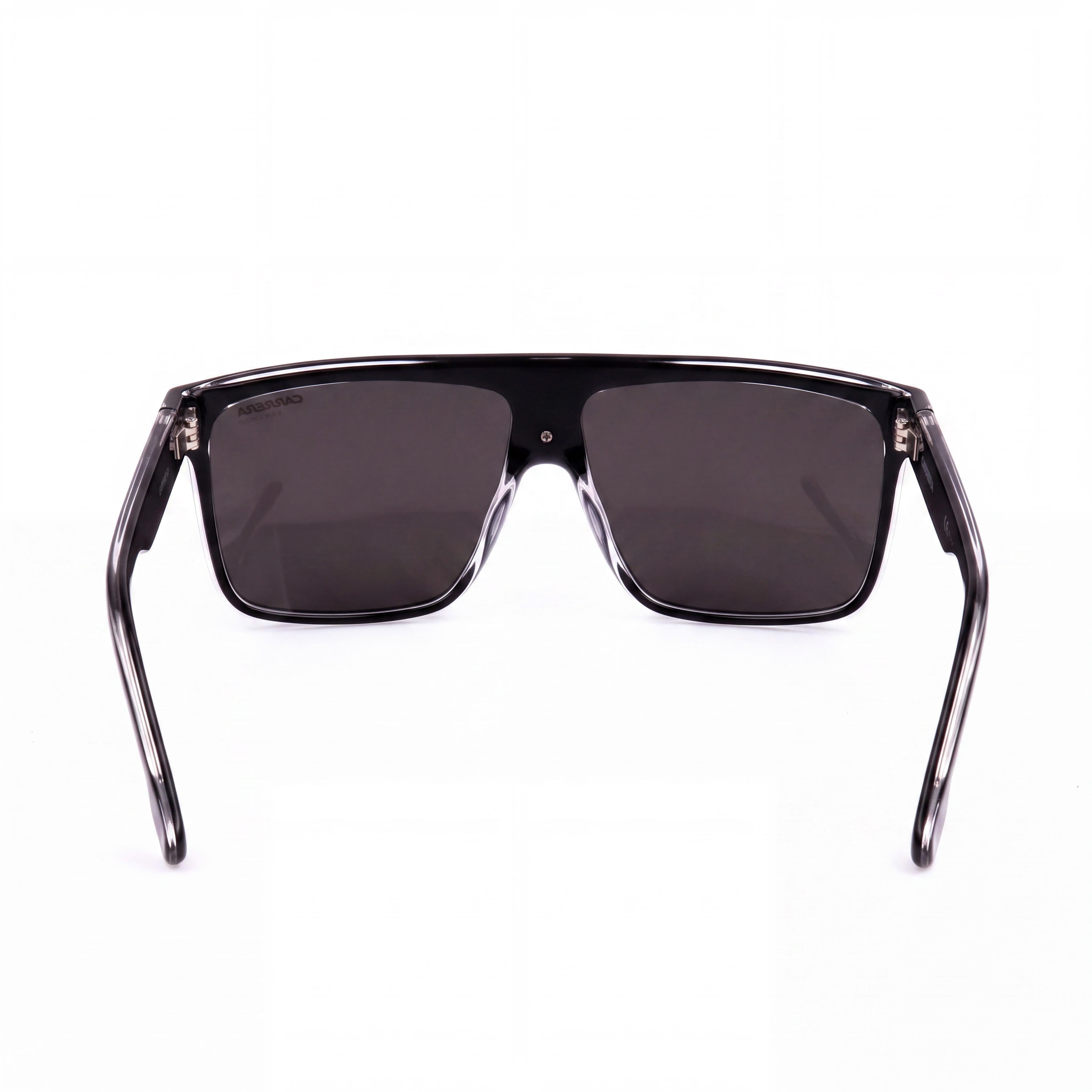 Carrera Contemporary Unisex Propionate Black Crystal Frame Grey UV Protection Sunglasses 63mm, Photo 3