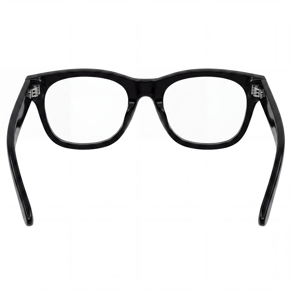 Gucci GG 1796 Unisex Eyewear with Acetate Frame in Black Transparent and Polycarbonate Lenses, 55mm Lens Width