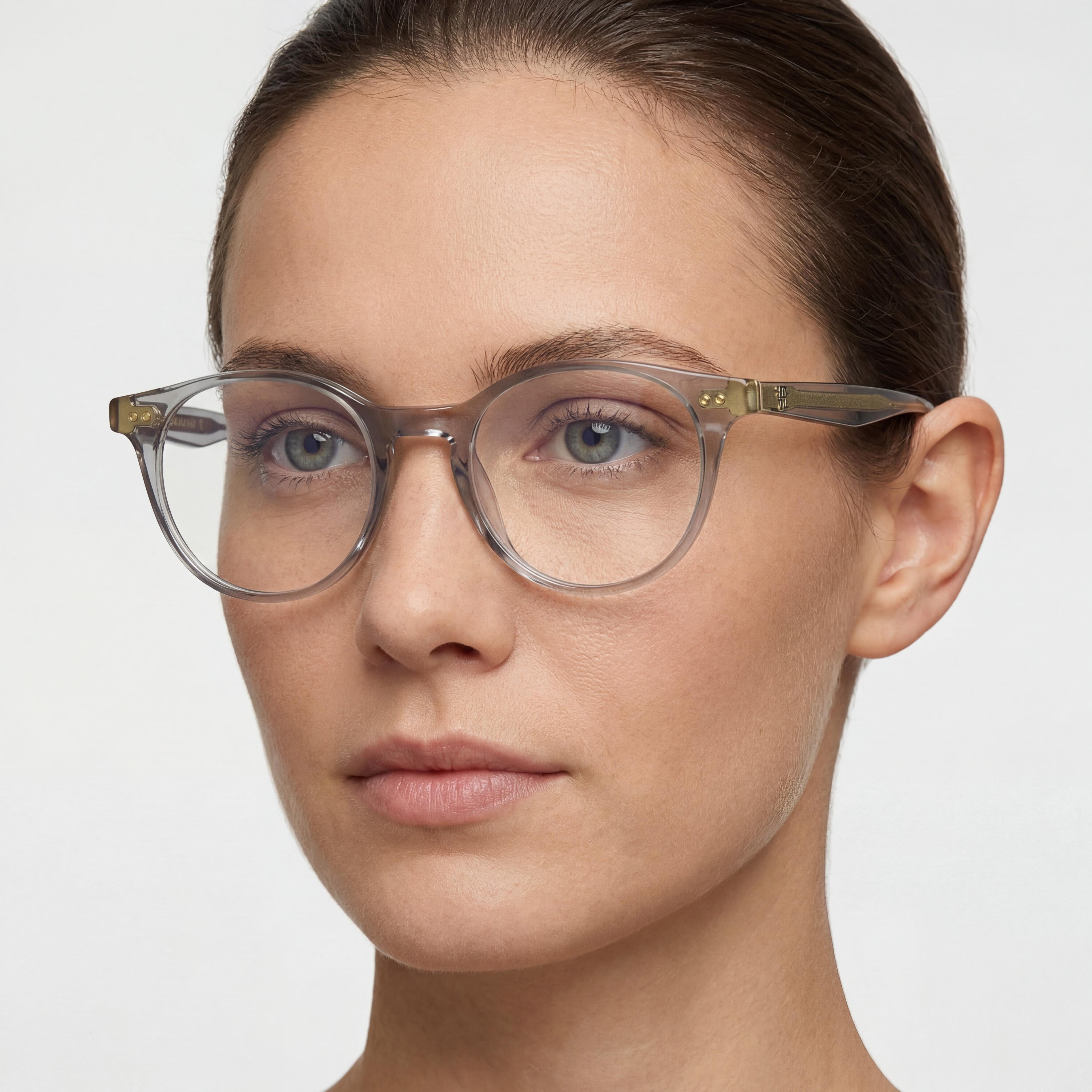 Gafas Tommy Hilfiger modernas para mujer con montura de metal multicolor y lentes compuestas transparentes de 49 mm, Photo 4