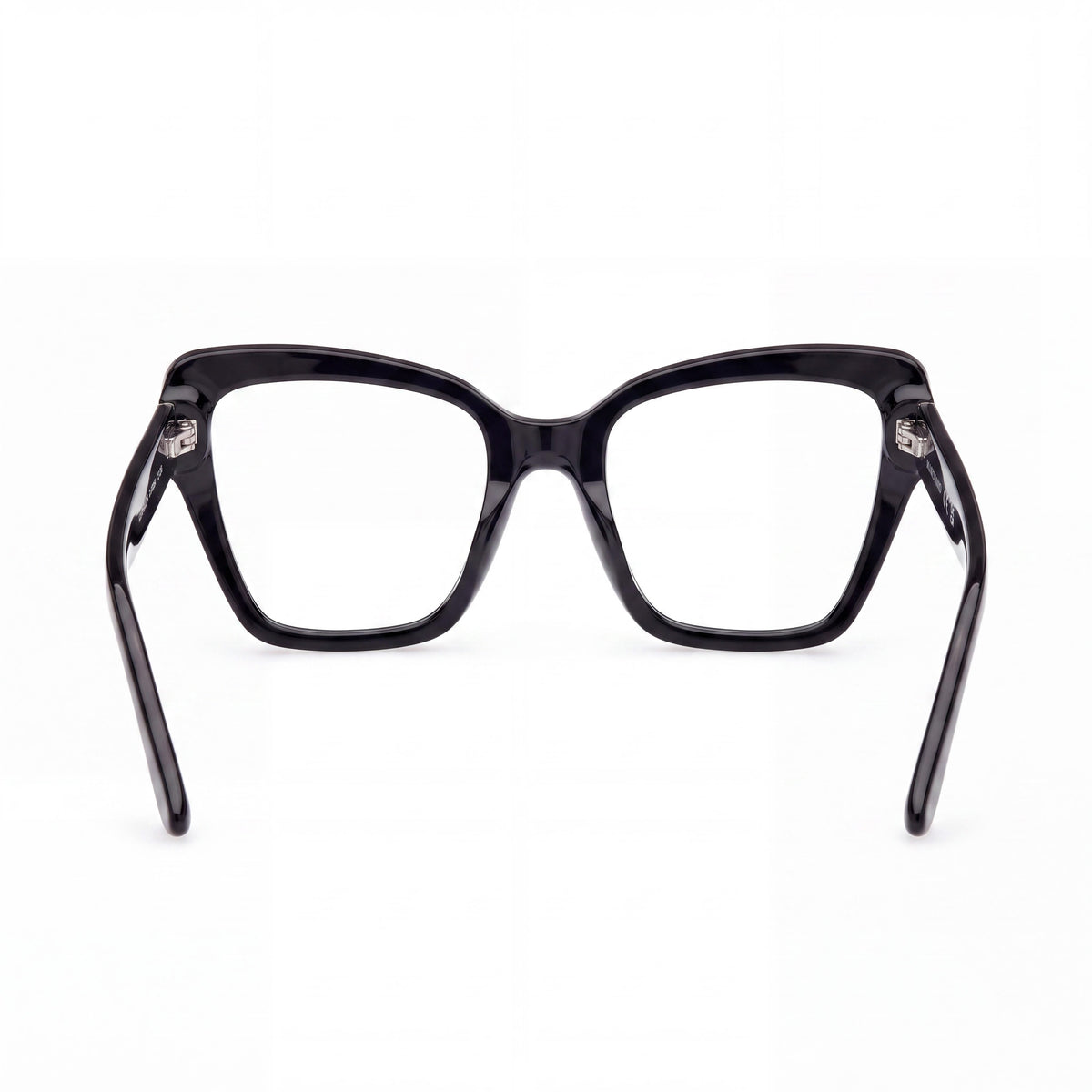 GUESS by Marciano Gm50034 Women's Shiny Black Plastic Frame Polycarbonate Non- Eyeglasses 53/20/140, Photo 3