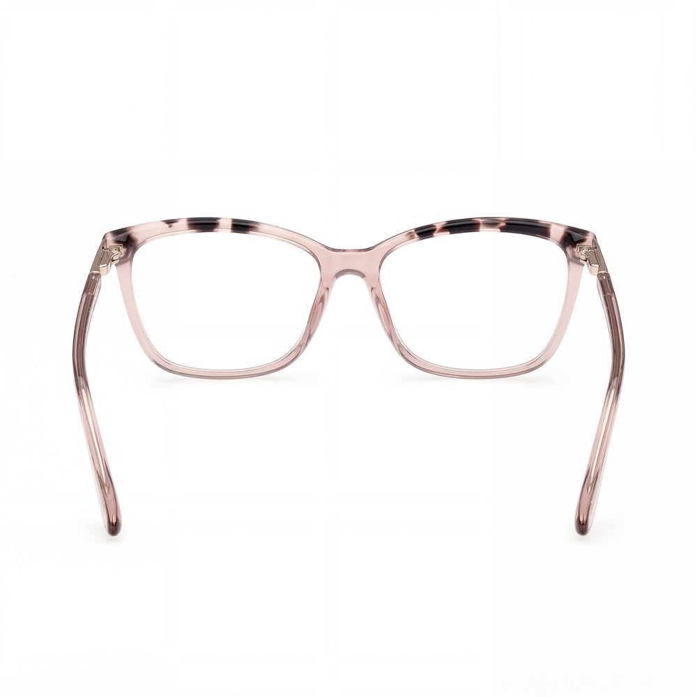 Gafas cuadradas Guess GU2880 057 color beige brillante para mujer, 54 mm