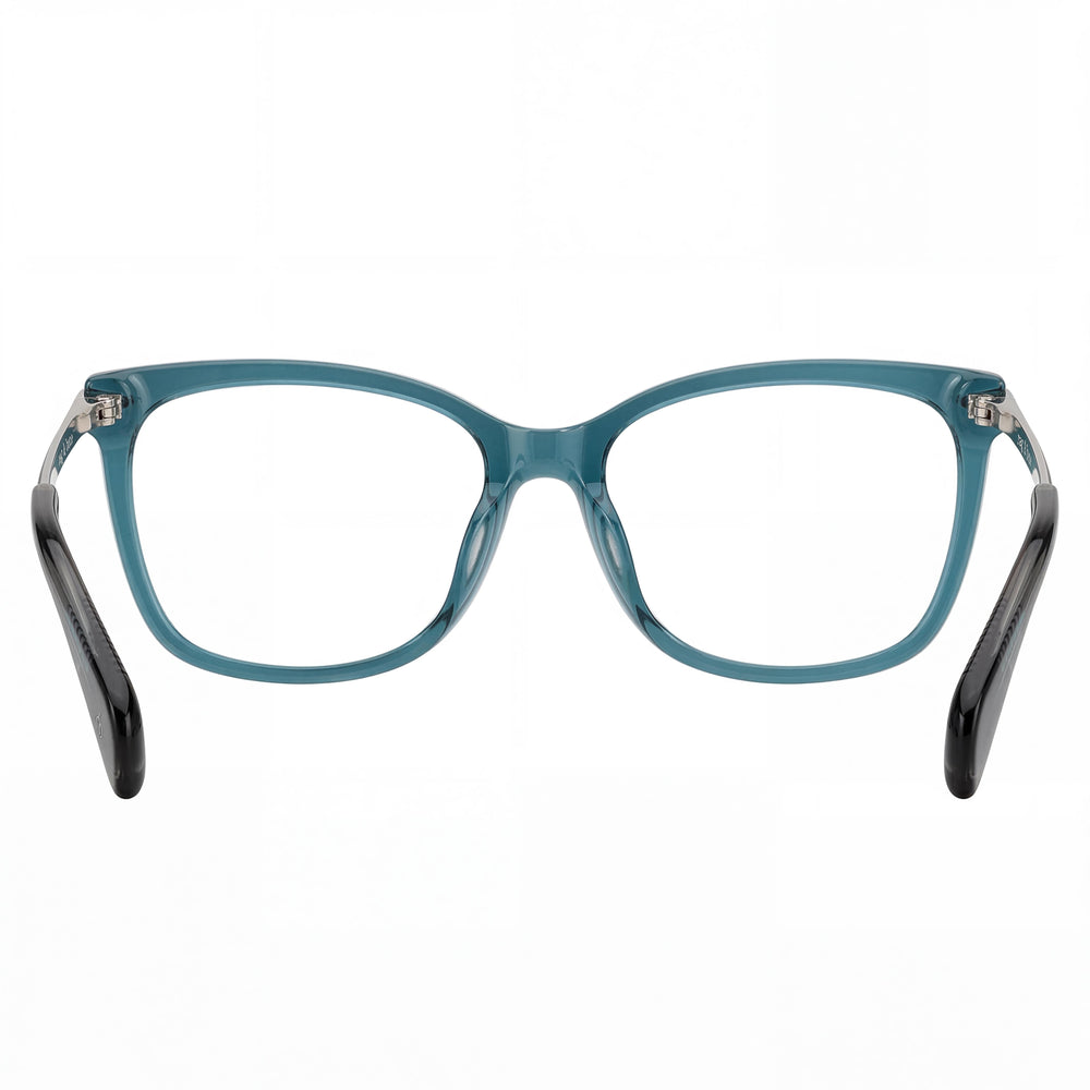 Rag & Bone Rnb 3010 Women's Eyeglasses featuring Blue Pallad Acetate Frames with Polycarbonate Lenses, Size 52-15-140mm