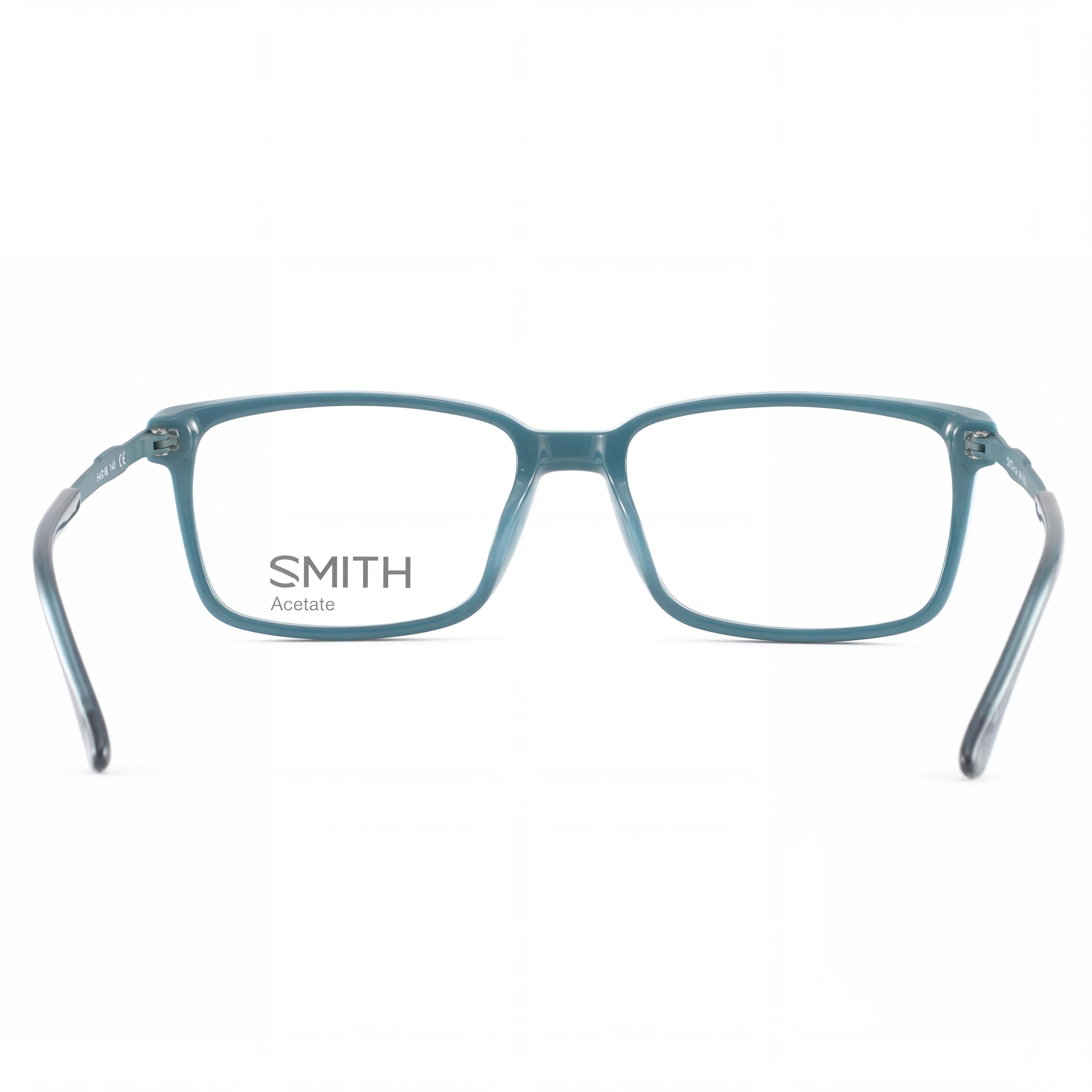 SMITH Pryce Women's Black Blue Plastic Rectangular Rx-Able Optical Eyeglasses, Size 55-17-140, Photo 3