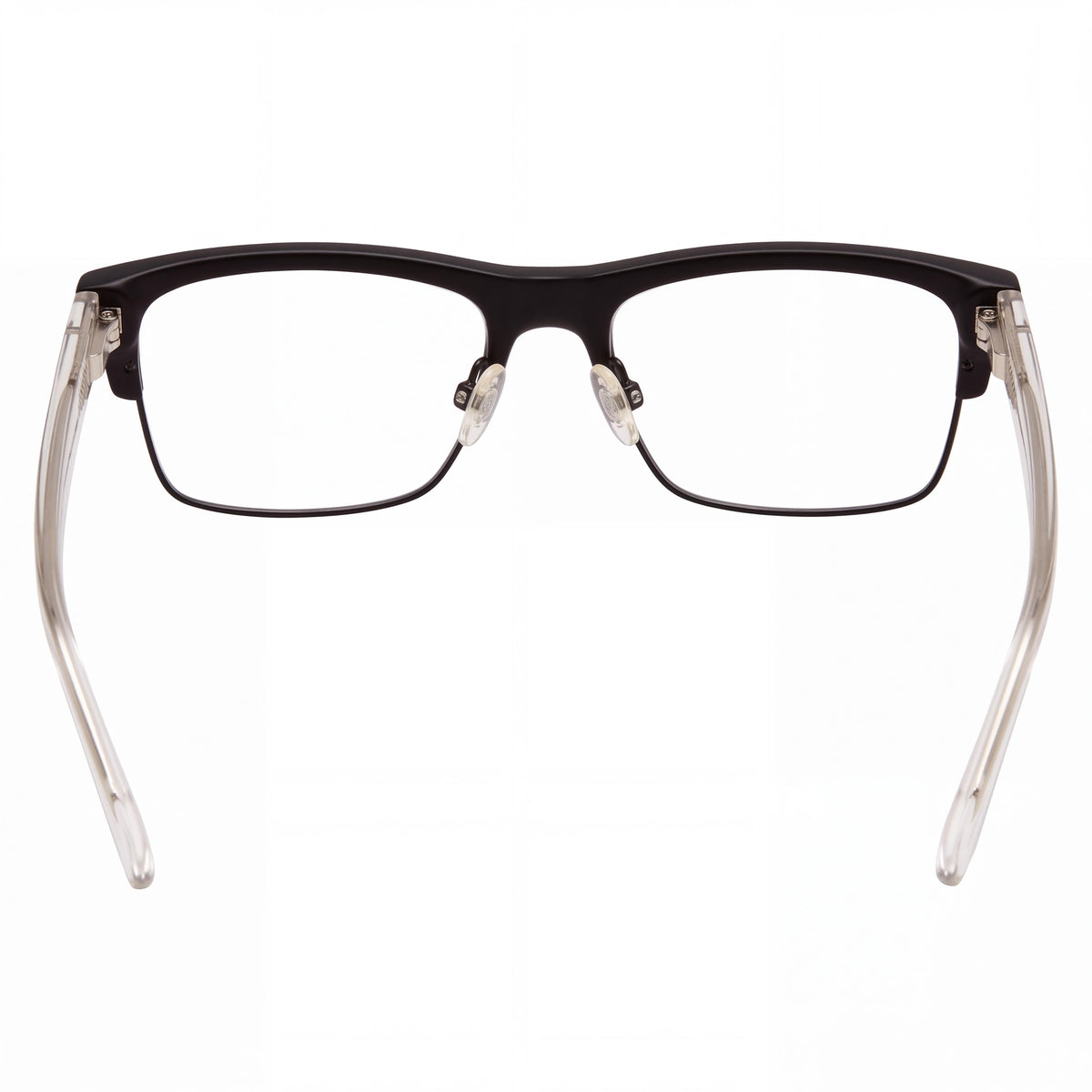 Gafas graduadas unisex Spy Weston 5050 55 de acetato en negro mate y cristal brillante con lentes sin graduación de 55 mm, Photo 4