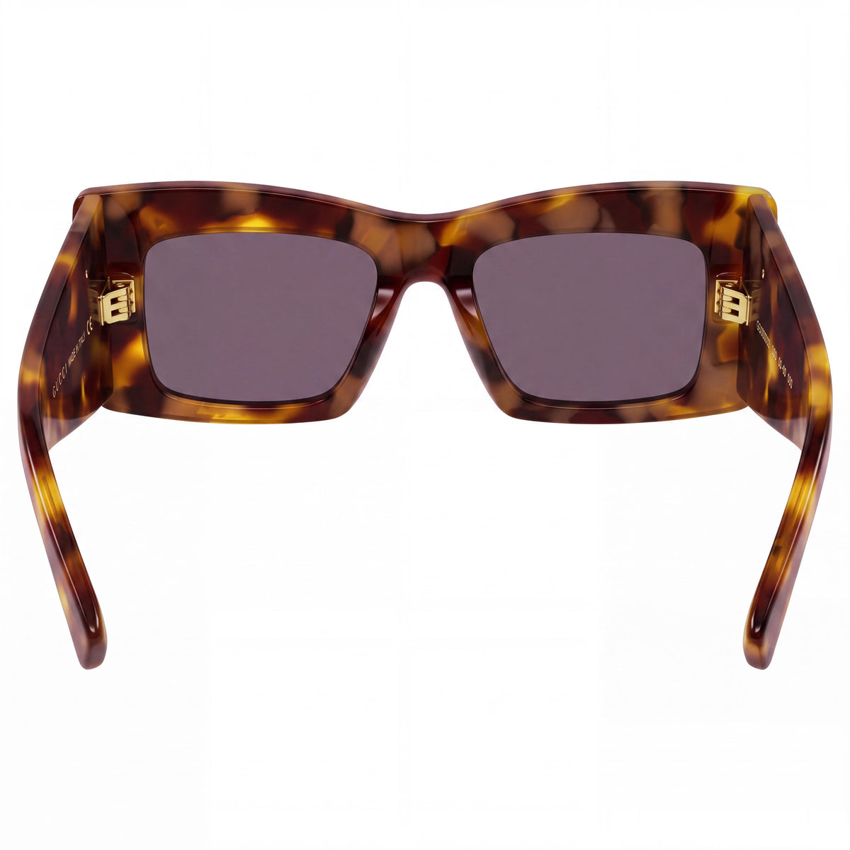 Gucci Modern Unisex Sunglasses with Black Frame, Black Lenses, 18mm Bridge, and 145mm Temples, Photo 3