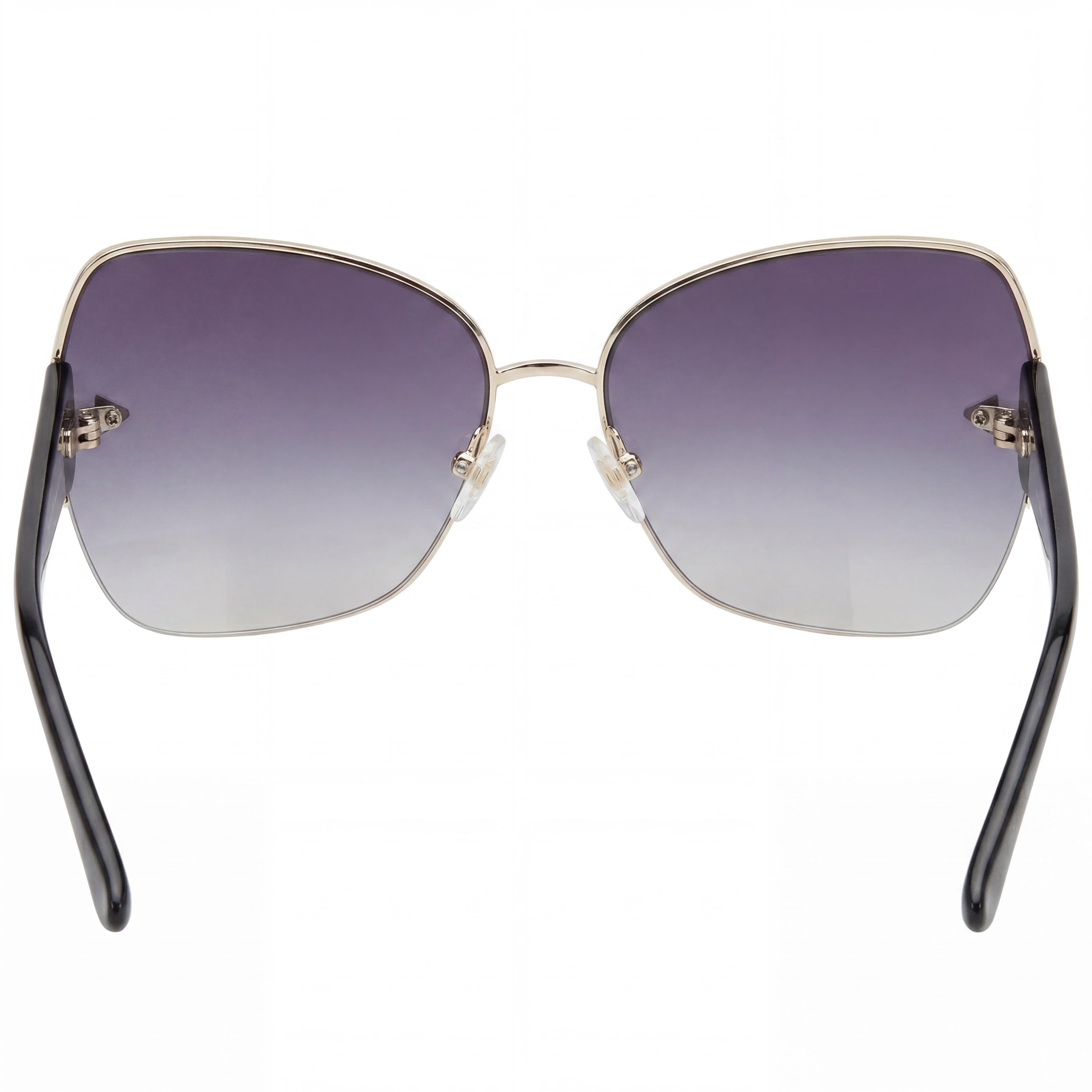 Gafas de sol polarizadas cuadradas doradas Guess GF6136 para mujer, Photo 4