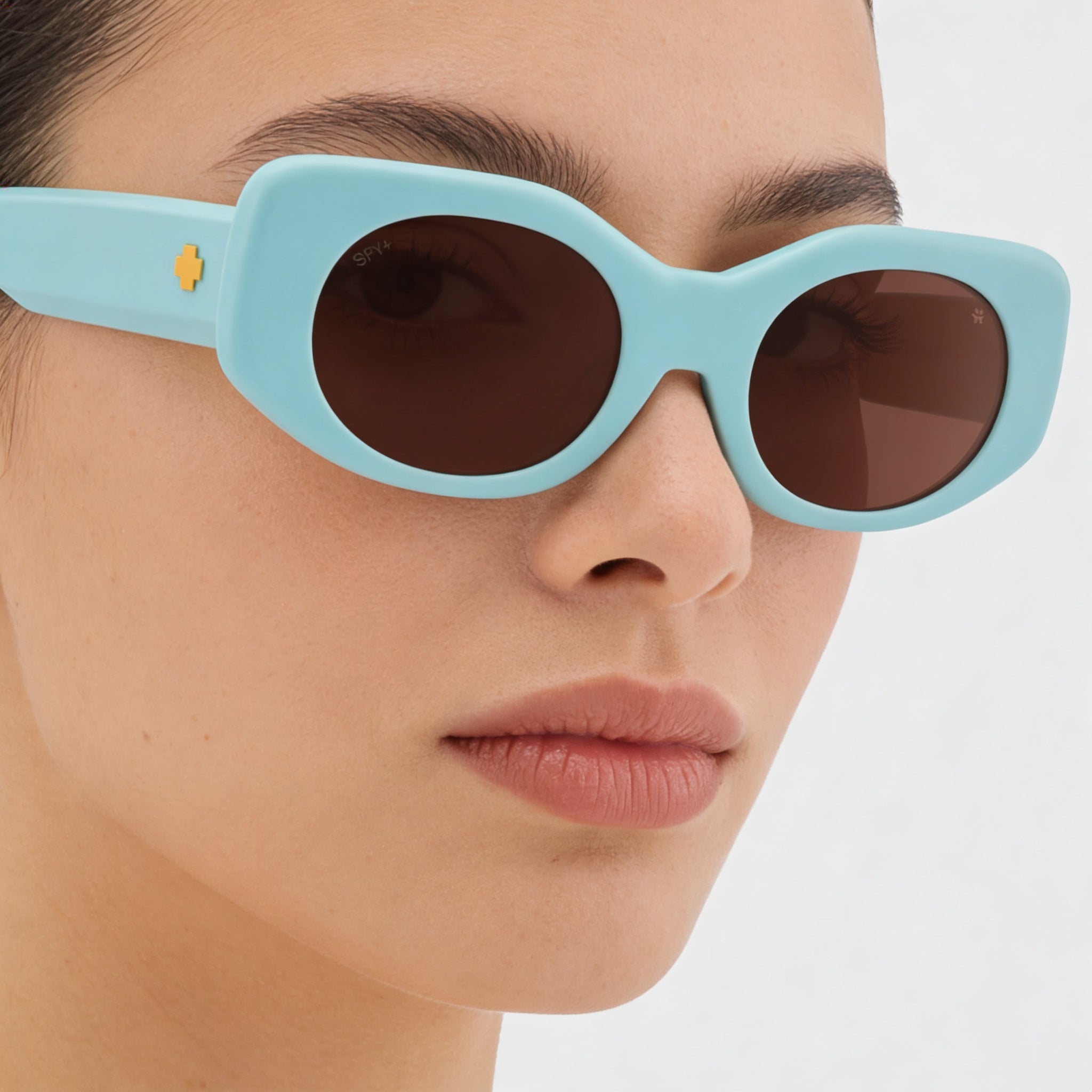 Spy Hangout Women's Plastic Sunglasses, Juneshine Mango Daydream Frame, Happy Bronze Non-Polarized Lenses, 53mm, UV Protection, Photo 4