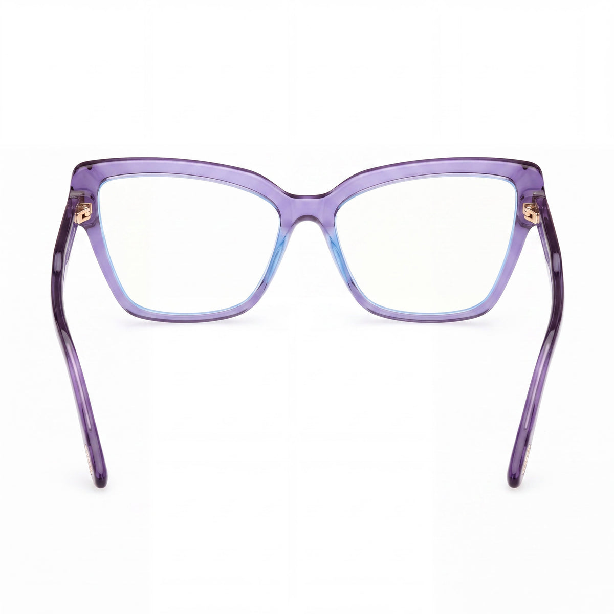 Tom Ford FT 5948-B BLUE BLOCK Gafas Transparentes Violeta con Bloqueo de Luz Azul para Mujer 55/15/140, Photo 2