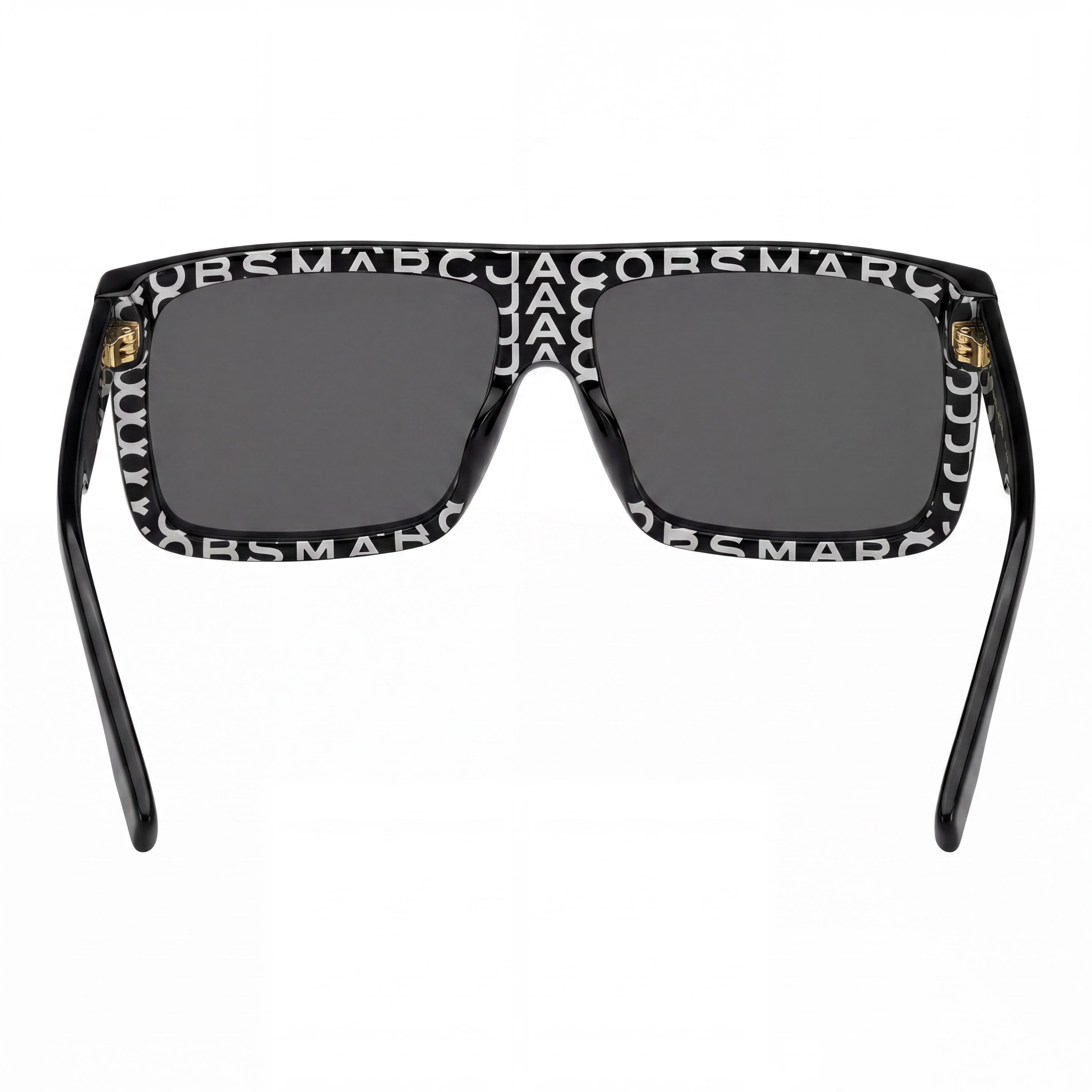 Marc Jacobs Marc 672/cs Unisex Acetate Non-Polarized Sunglasses Black/Grey Clip-on with Pattern Black White Lenses 58mm, Photo 3