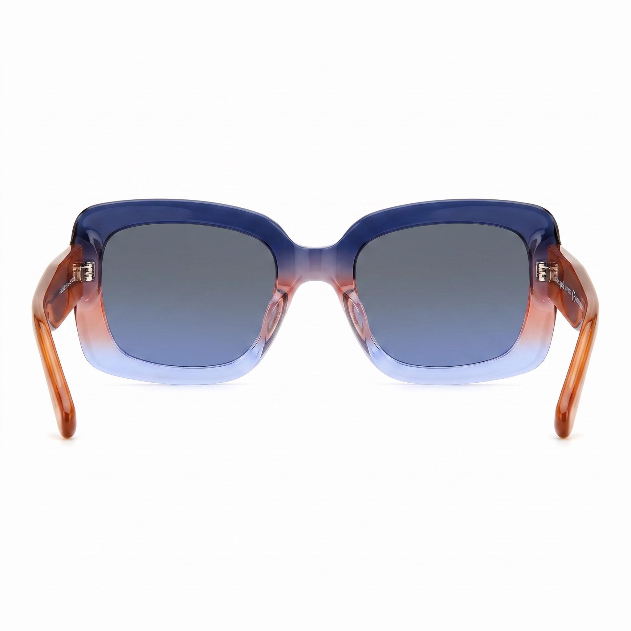 kate spade new york Bellamy/S Gafas de sol de plástico beige gris para mujer, lente azul beige de 52 mm, protección UV, no polarizadas, Photo 4