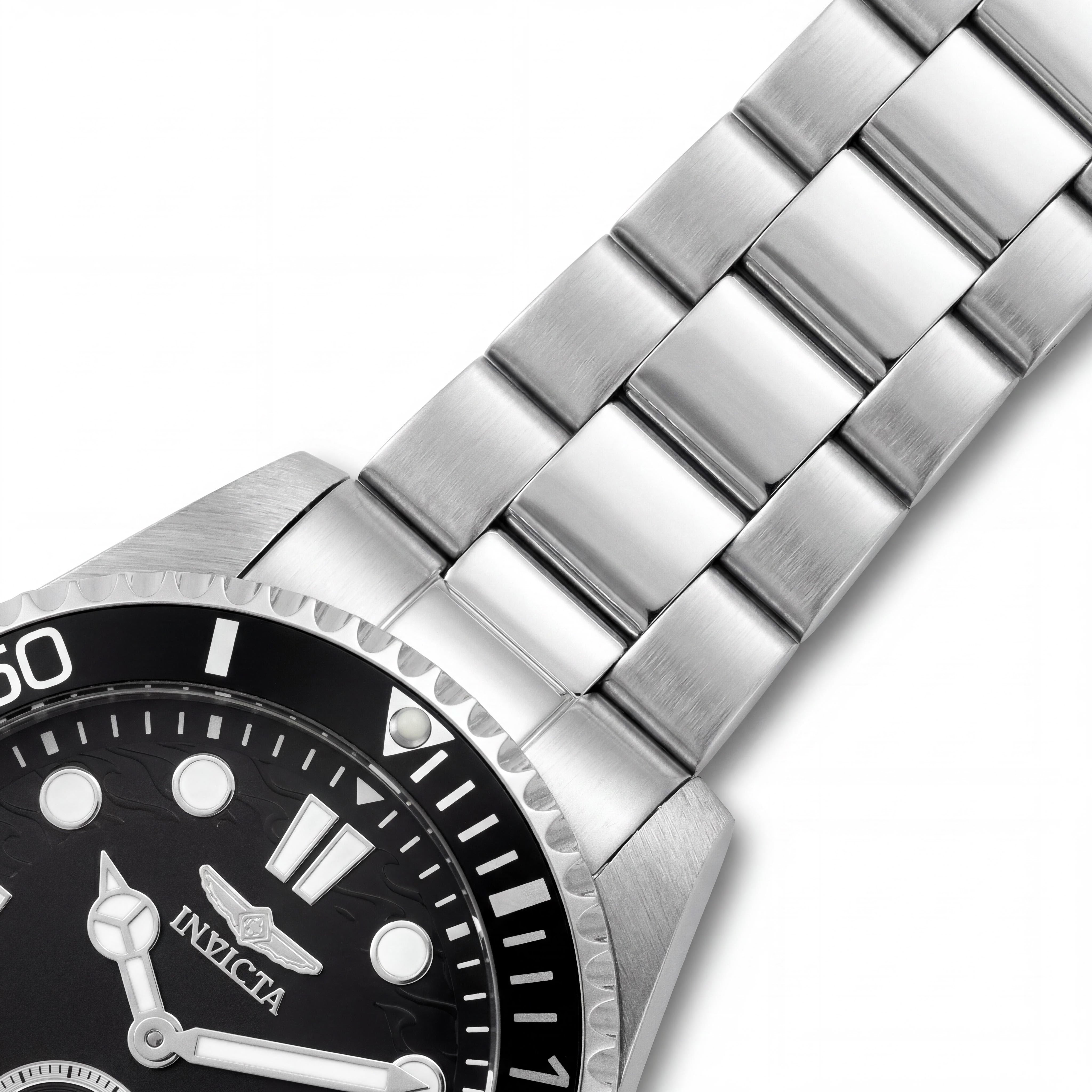 Invicta Pro Diver 49431 Unisex Quartz Stainless Steel Bracelet Silver Grey Dial 10 ATM Water Resistant 43mm Watch, Photo 3