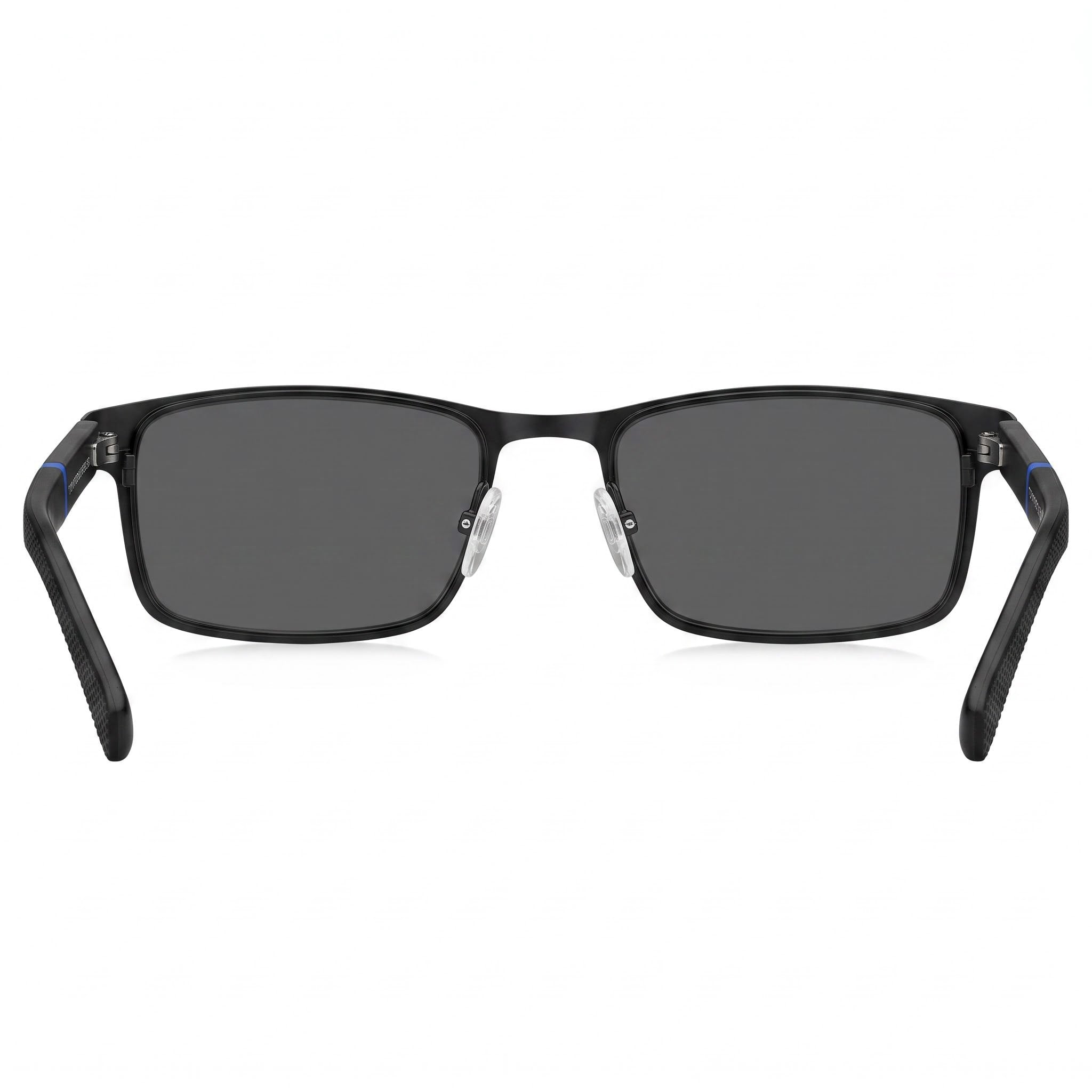Gafas de sol Tommy Hilfiger Contemporary TH 1904/S para hombre, rectangulares, de metal negro mate, con lentes grises y protección UV, no polarizadas, de 55 mm, Photo 4