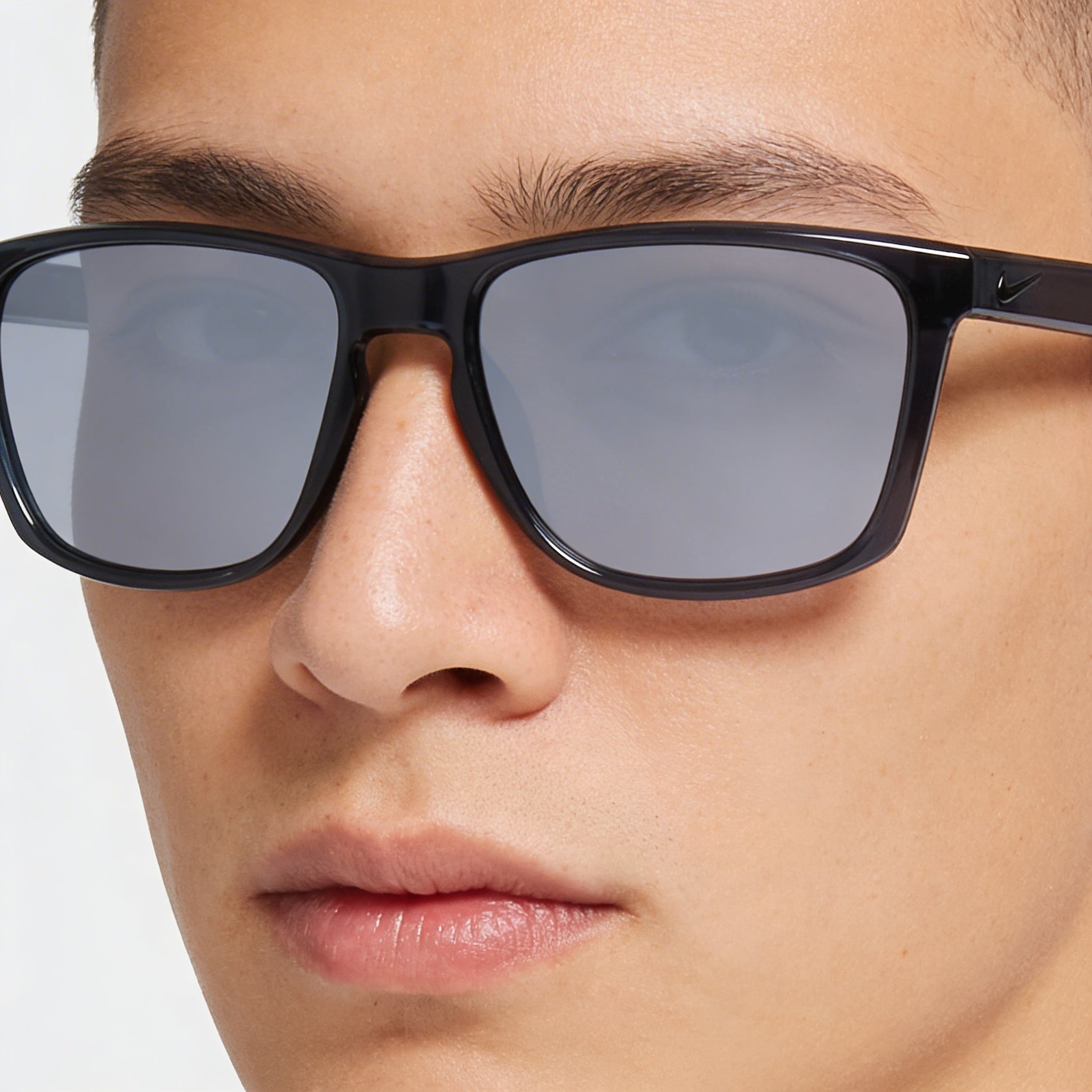Nike Fortune FD1692 Unisex Injected Frame Dark Grey Silver Flash Polycarbonate UV Protected Eyewear 57mm, Photo 4