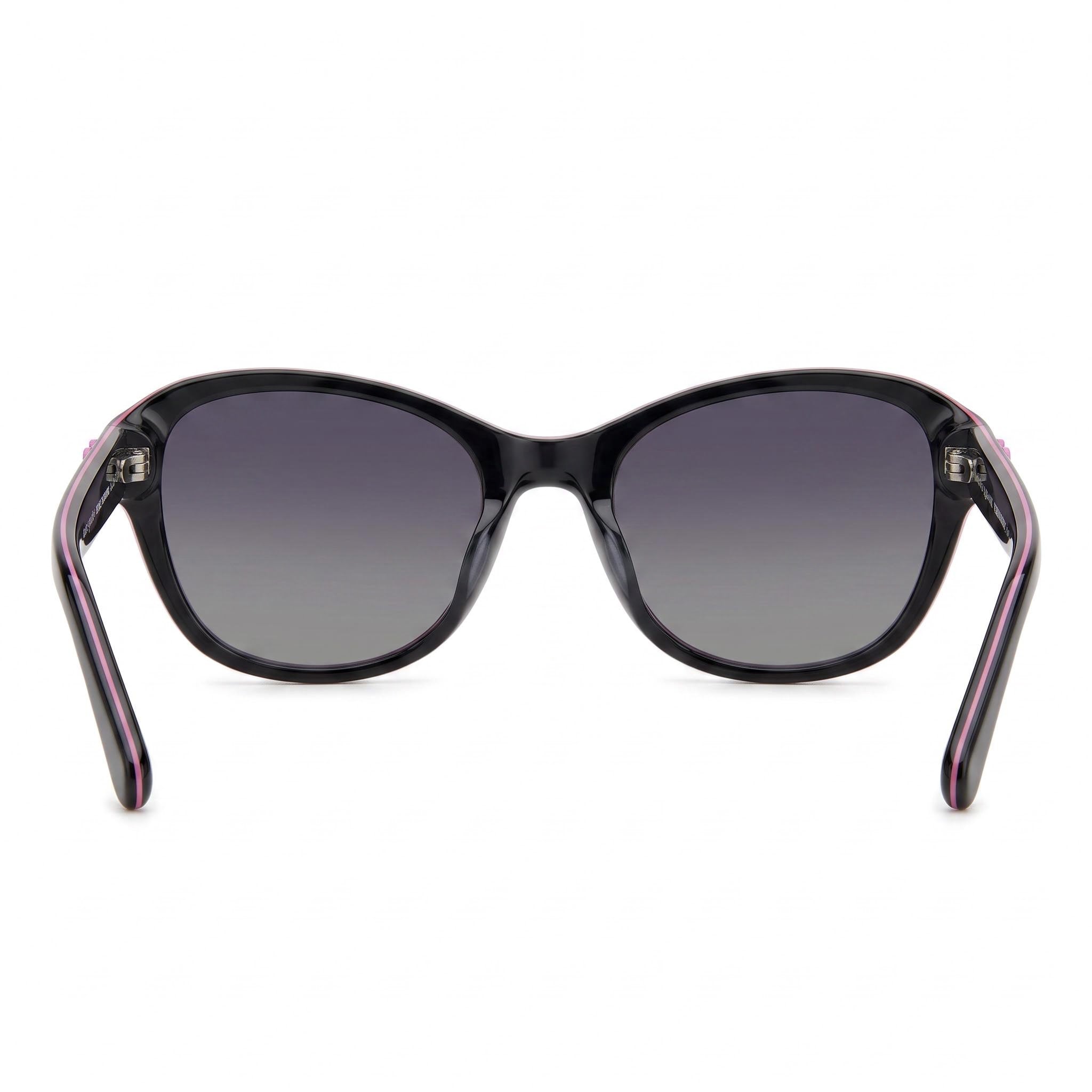 Gafas de sol Kate Spade New York Casual para mujer, de acetato ecológico negro y gris, con montura de 56 mm, Photo 4