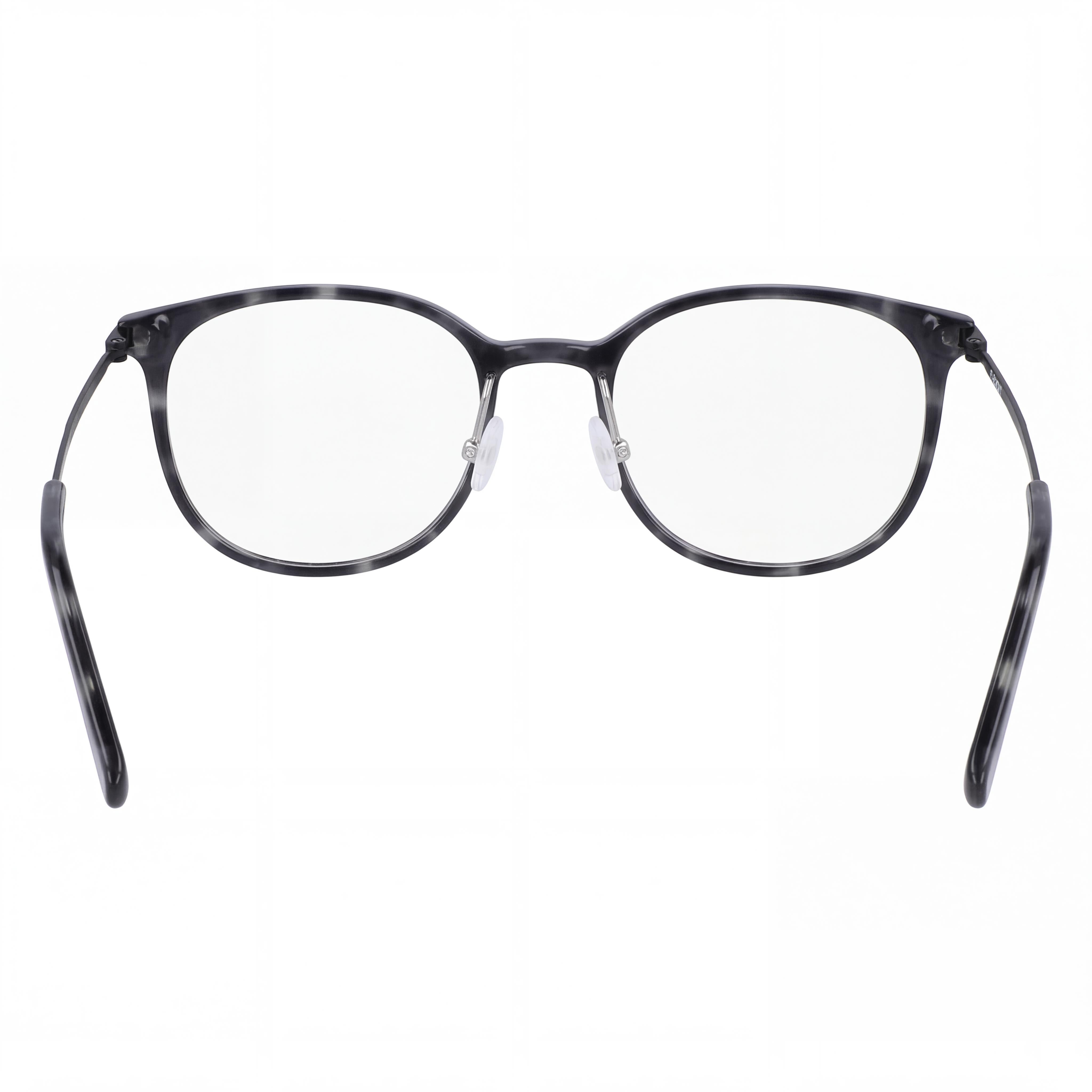 Flexon Ep8002 Unisex Prescription Acetate Eyeglasses in Shiny Grey Tortoise, 52mm, Photo 3