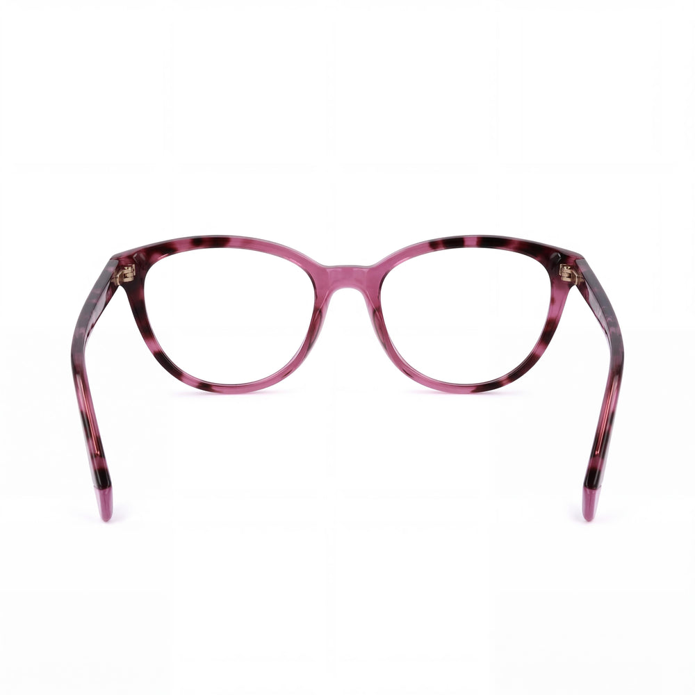 Polaroid PLD D432 Women's Casual Cat Eye Full-Rim Injected Frame Eyeglasses Havana Pink 53mm