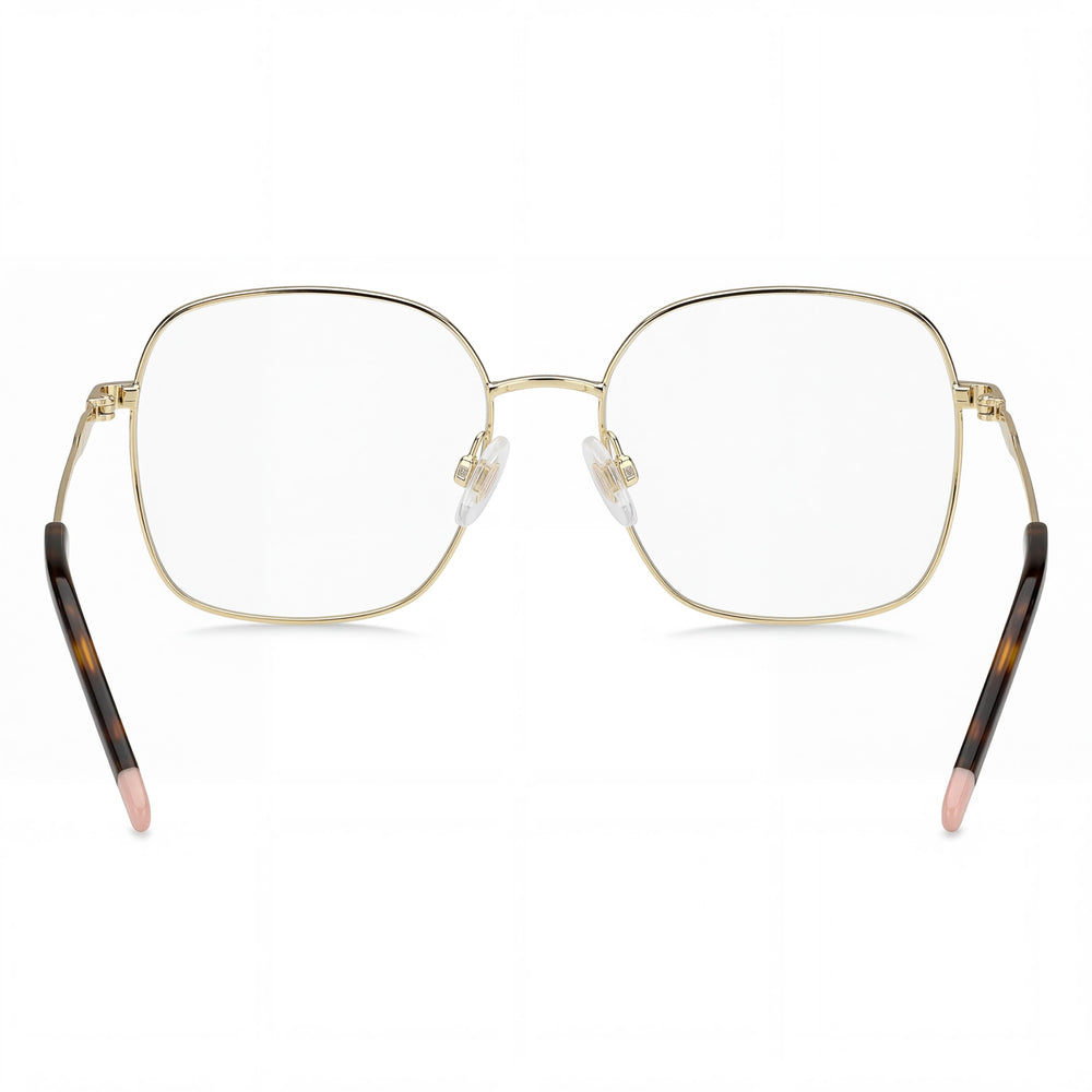 Hugo Boss Hg 1185 Gafas de Metal Estilo Moderno para Mujer con Montura Dorada, Lente 55mm, Puente 17mm, Patilla 140mm