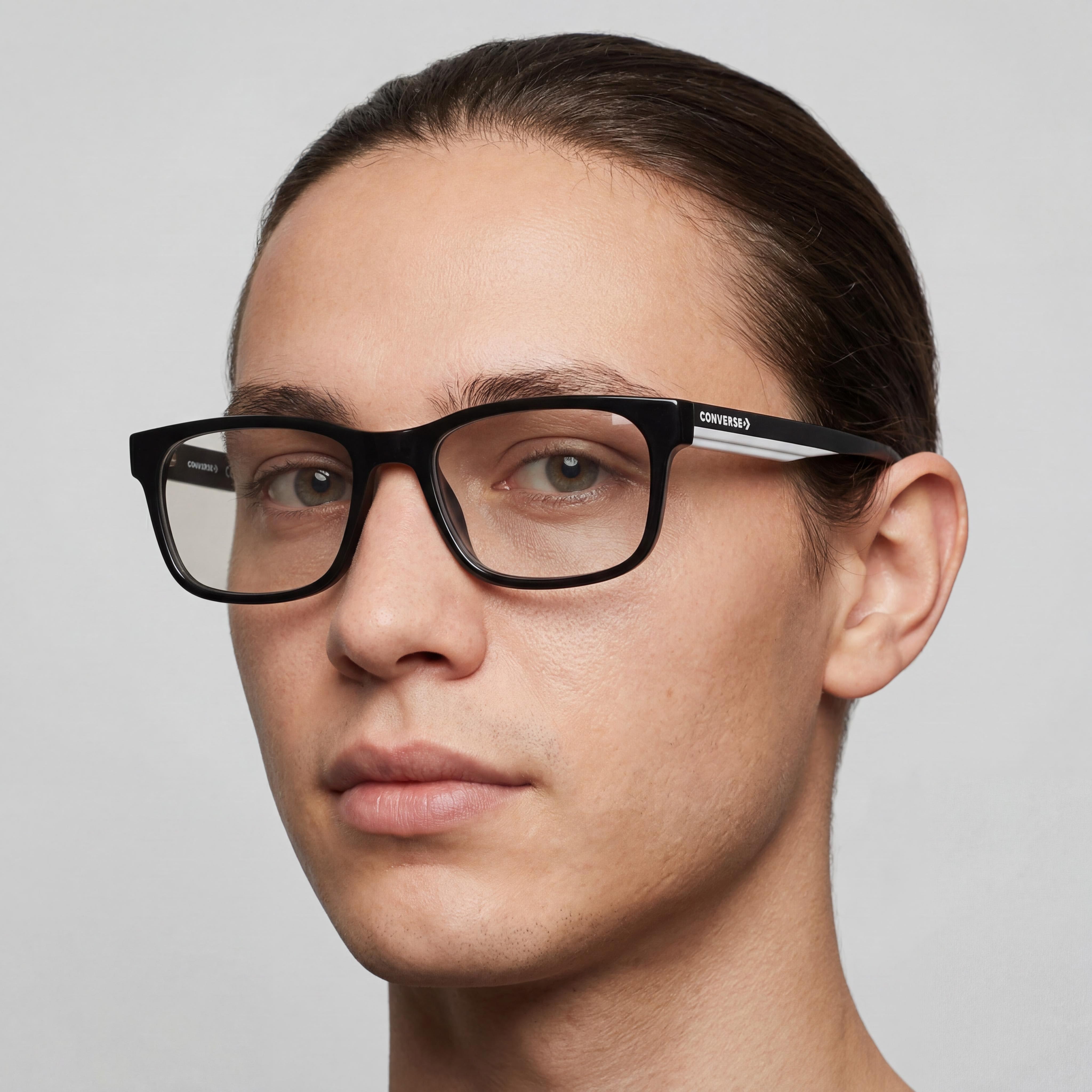 Converse Classic Unisex Black Acetate Frame Non- Multicolor Polycarbonate Lens Eyewear 52mm, Photo 4