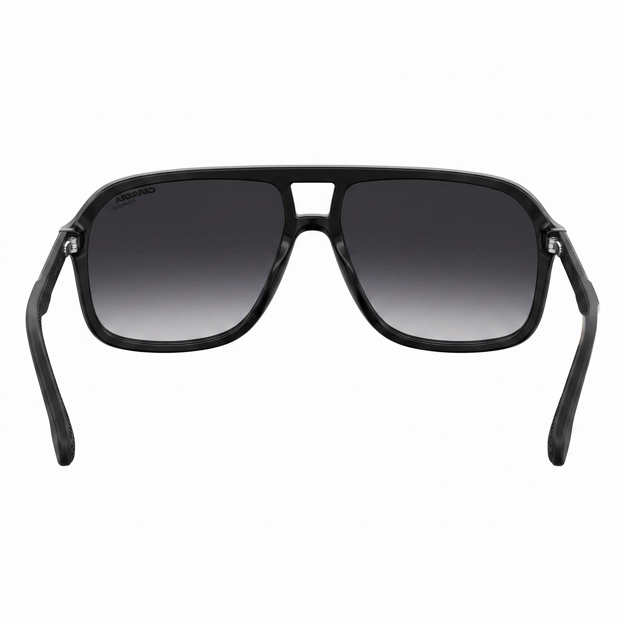 Carrera Gafas de sol de piloto de poliamida negra para hombre Carrera 8035/S con protección UV y cristales grises sombreados de 61 mm, Photo 3