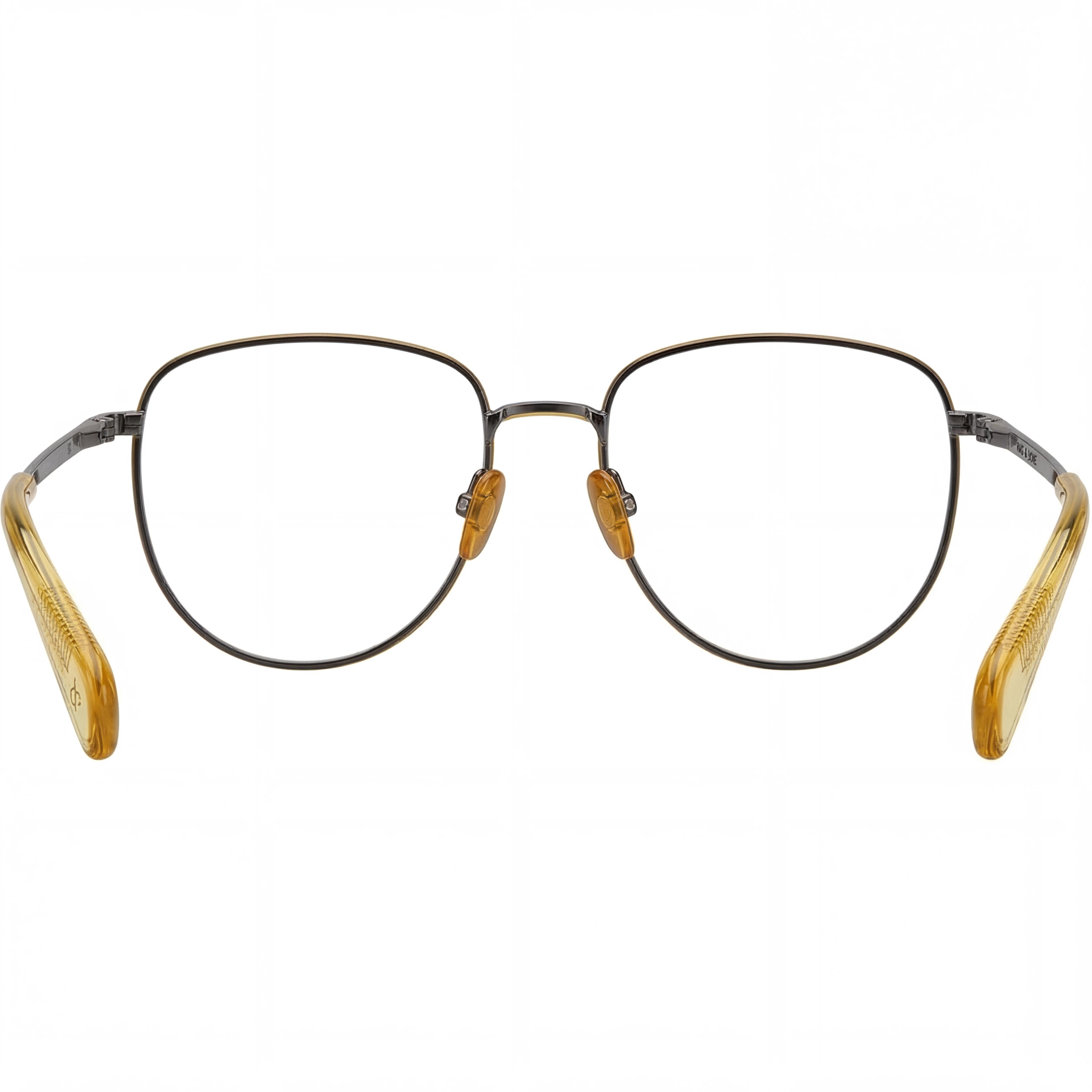 Rag & Bone Rnb 7017 Women's Dark Ruthenium Eyewear with Polycarbonate Lenses, 56mm Lens Width, 17mm Bridge Width, 145mm Temple Length, Photo 2