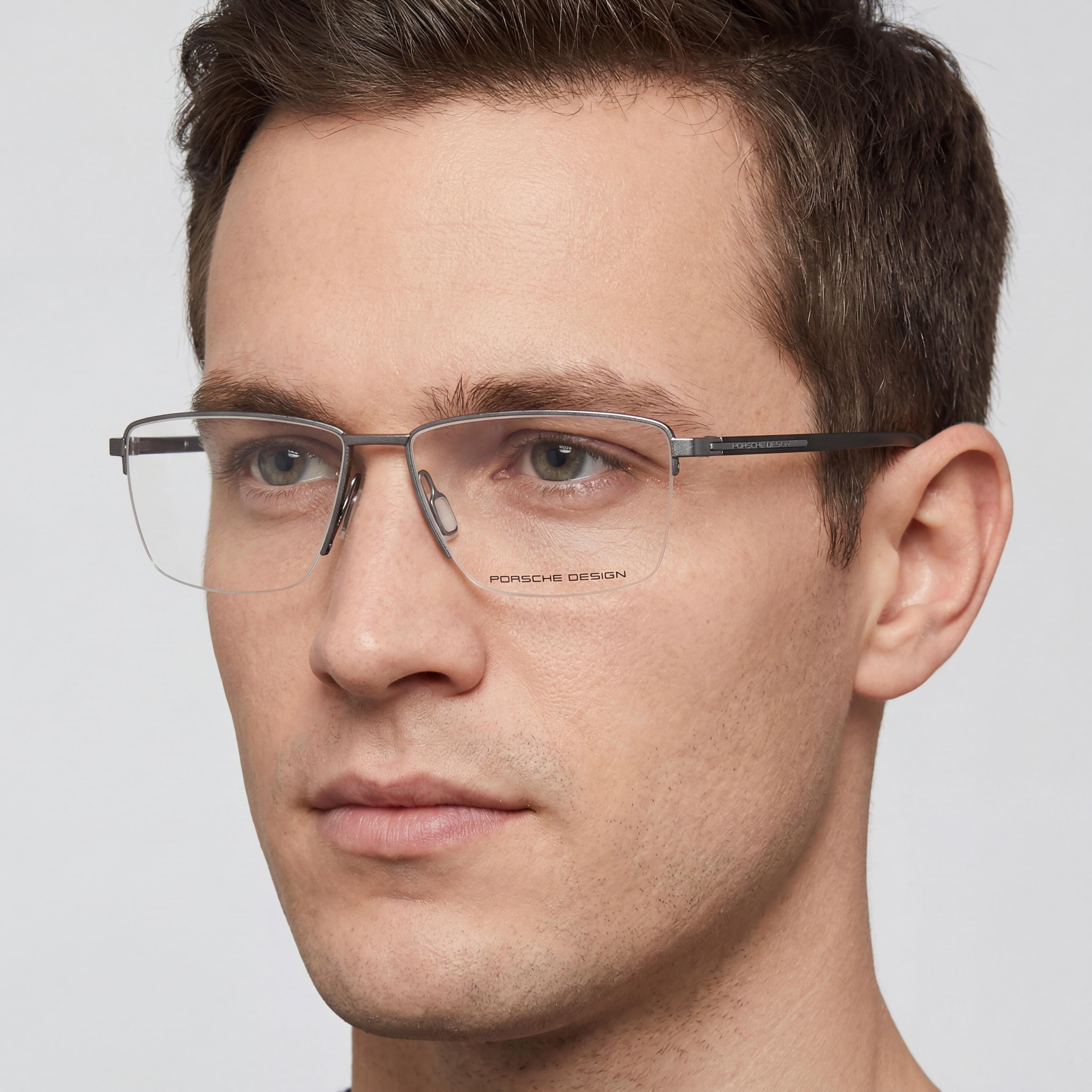 Porsche Design P8399 Men's Gun Metal Frame Transparent Polycarbonate Non-Polarized 59mm Eyeglasses, Photo 5