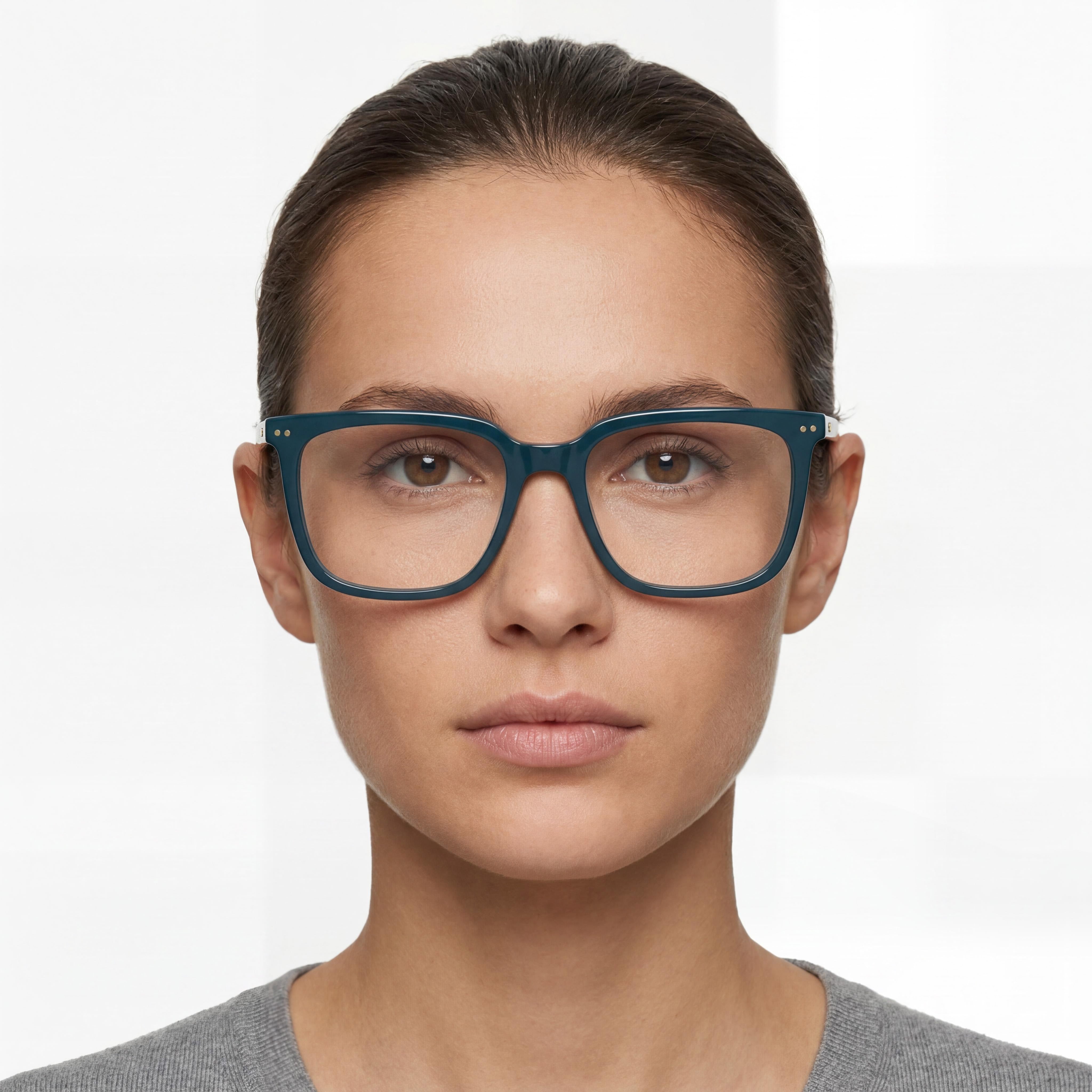 POLO RALPH LAUREN Ph2284 Women's Shiny Navy Blue Plastic Frame Eyeglasses 55mm, Photo 4