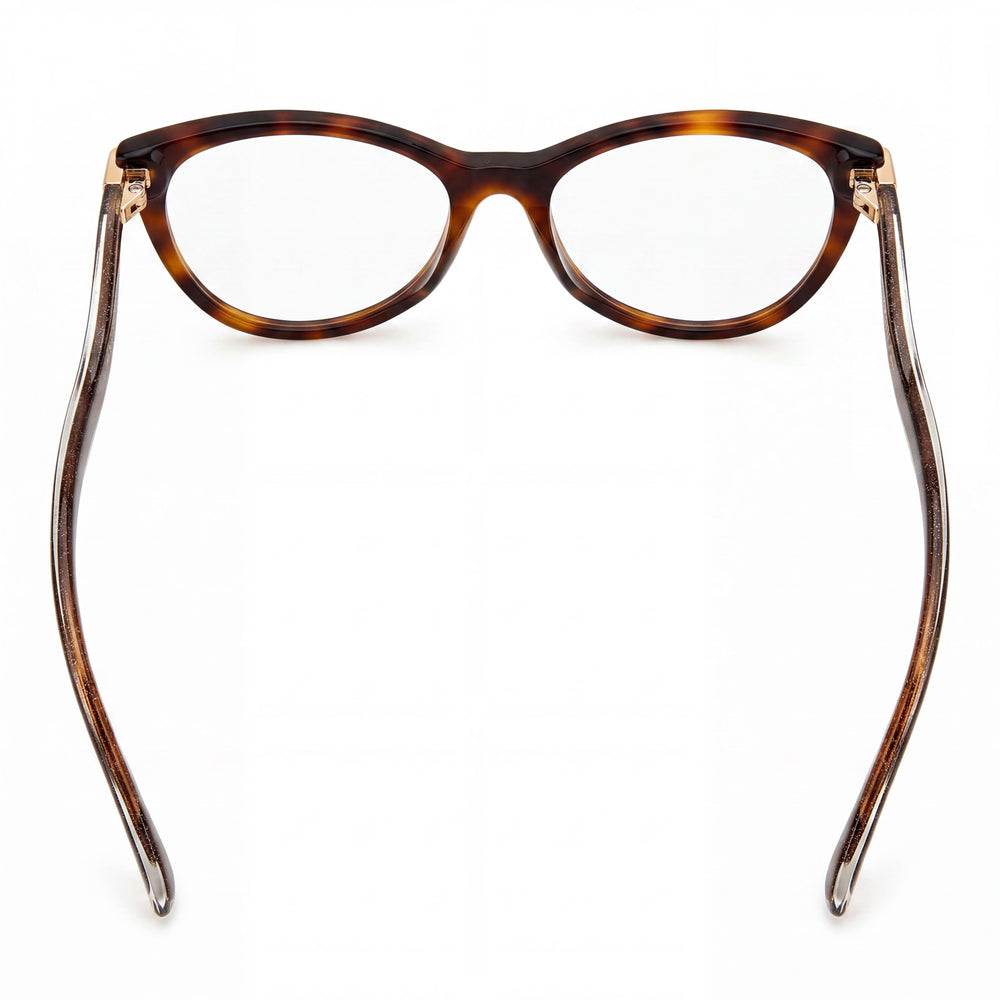 Gafas de sol JIMMY CHOO para mujer JC258, montura completa estilo ojo de gato en acetato color Habana con lentes de 54 mm de ancho.
