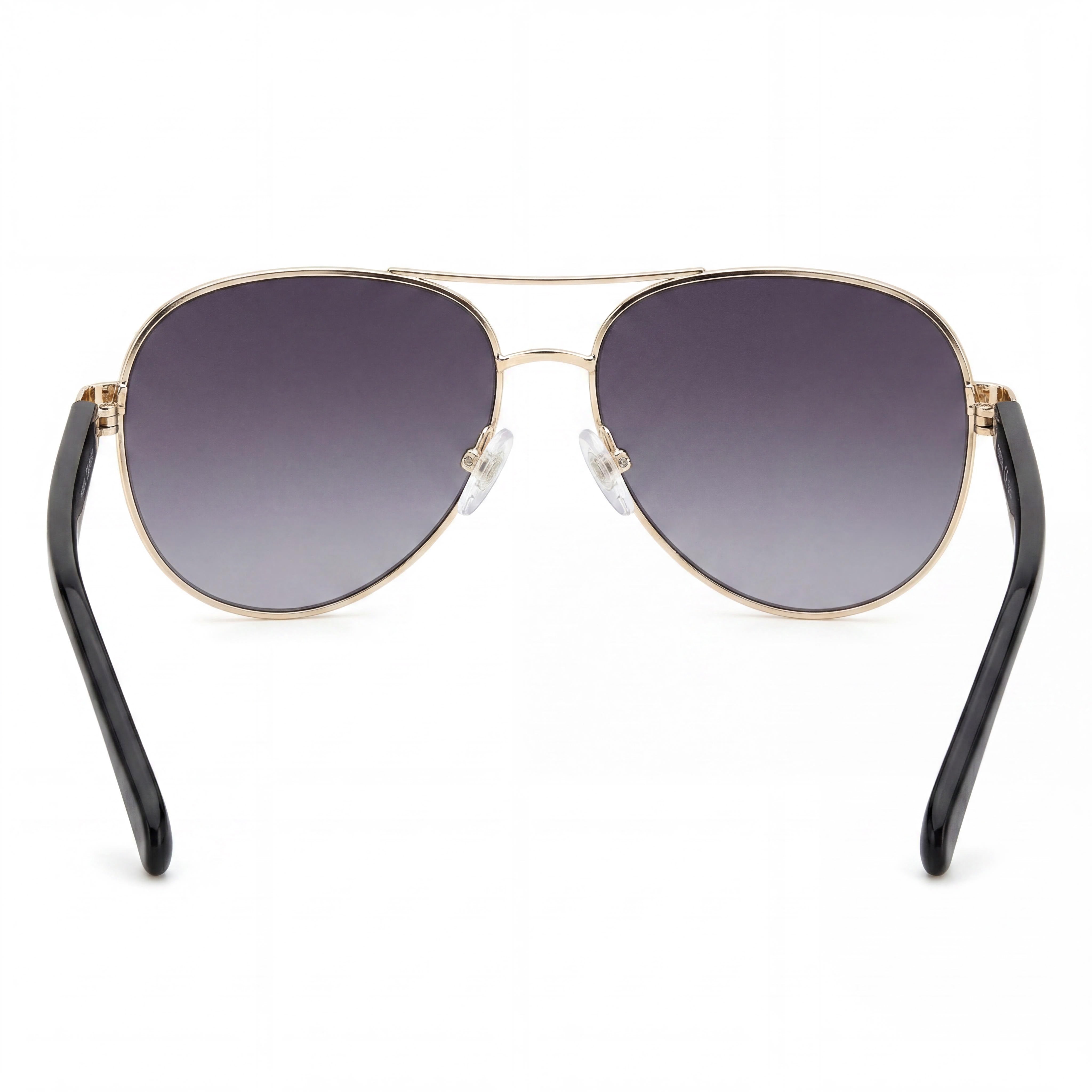 Gafas de sol Fossil Fos 3150/G/S para mujer, de acero inoxidable, con protección UV, color dorado claro, gris oscuro, 60 mm, Photo 4