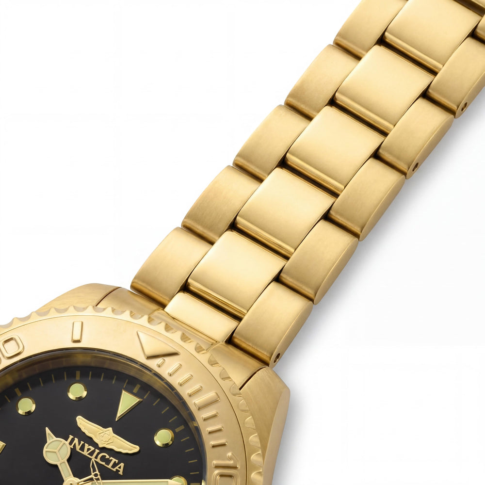 Invicta Pro Diver 28952 Gold Tone Stainless Steel Automatic Chronograph Unisex Watch 47mm
