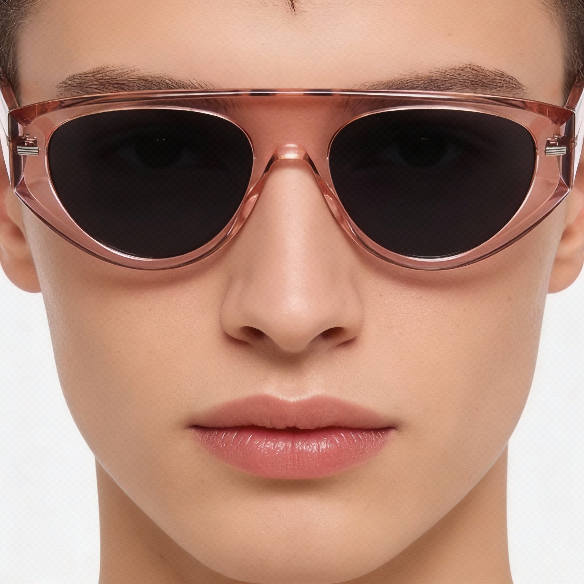 Gafas de sol unisex casuales Boss 1443/s con montura de aceite ecológico y lentes de policarbonato rosa de 56 mm, Photo 5