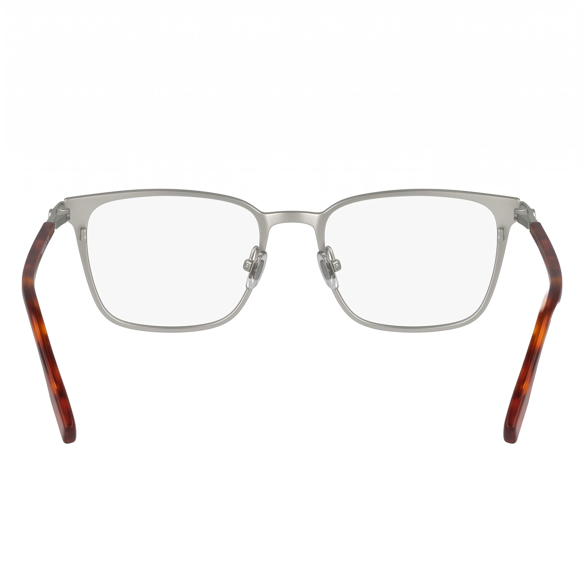 Gafas Lacoste Casual para hombre con montura de acetato plateado y lentes de policarbonato transparente 53-18-145, Photo 3