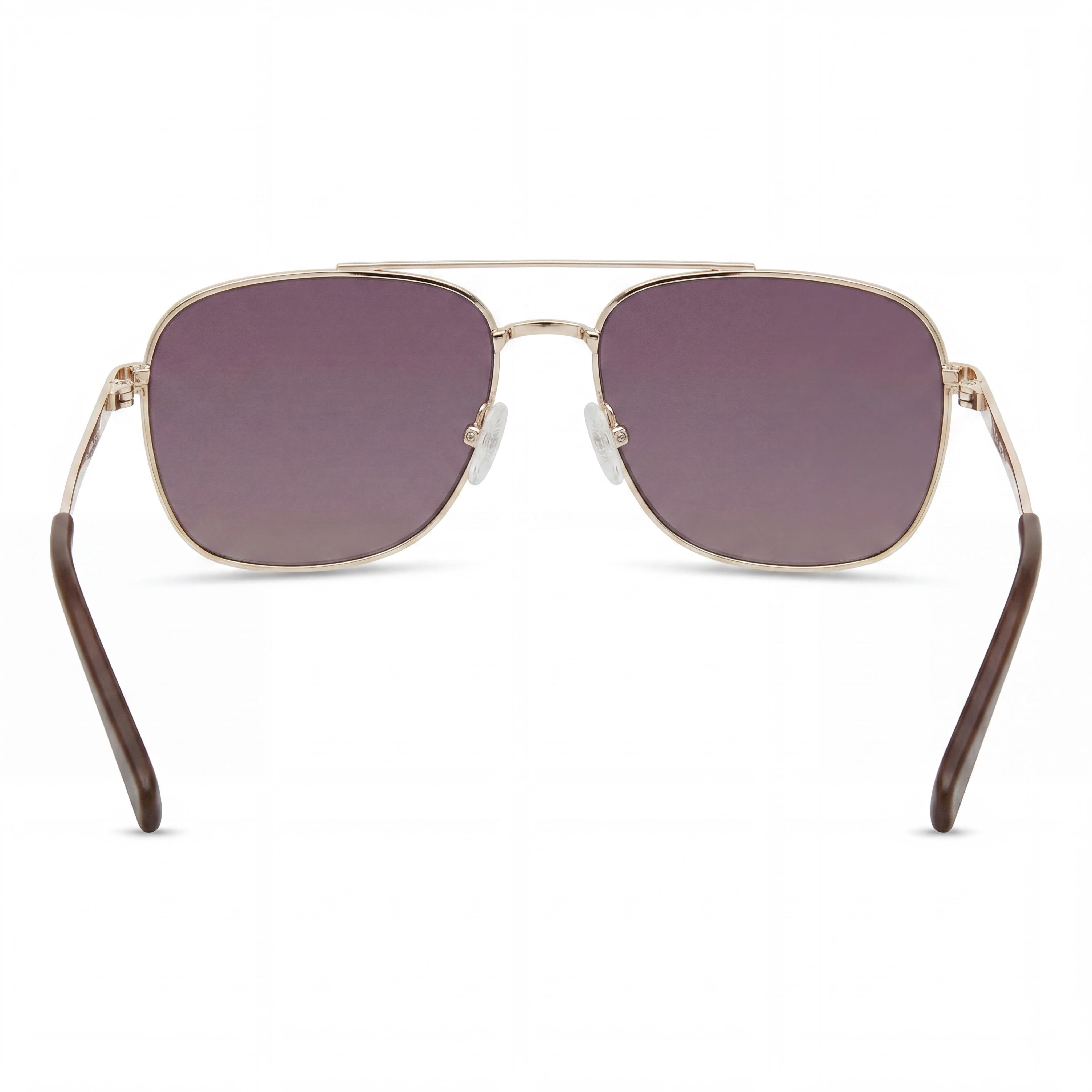 Gafas de sol Kenneth Cole New York Kc5932f de metal para mujer, montura marrón con degradado dorado, lentes marrones con degradado, 59 mm, Photo 3