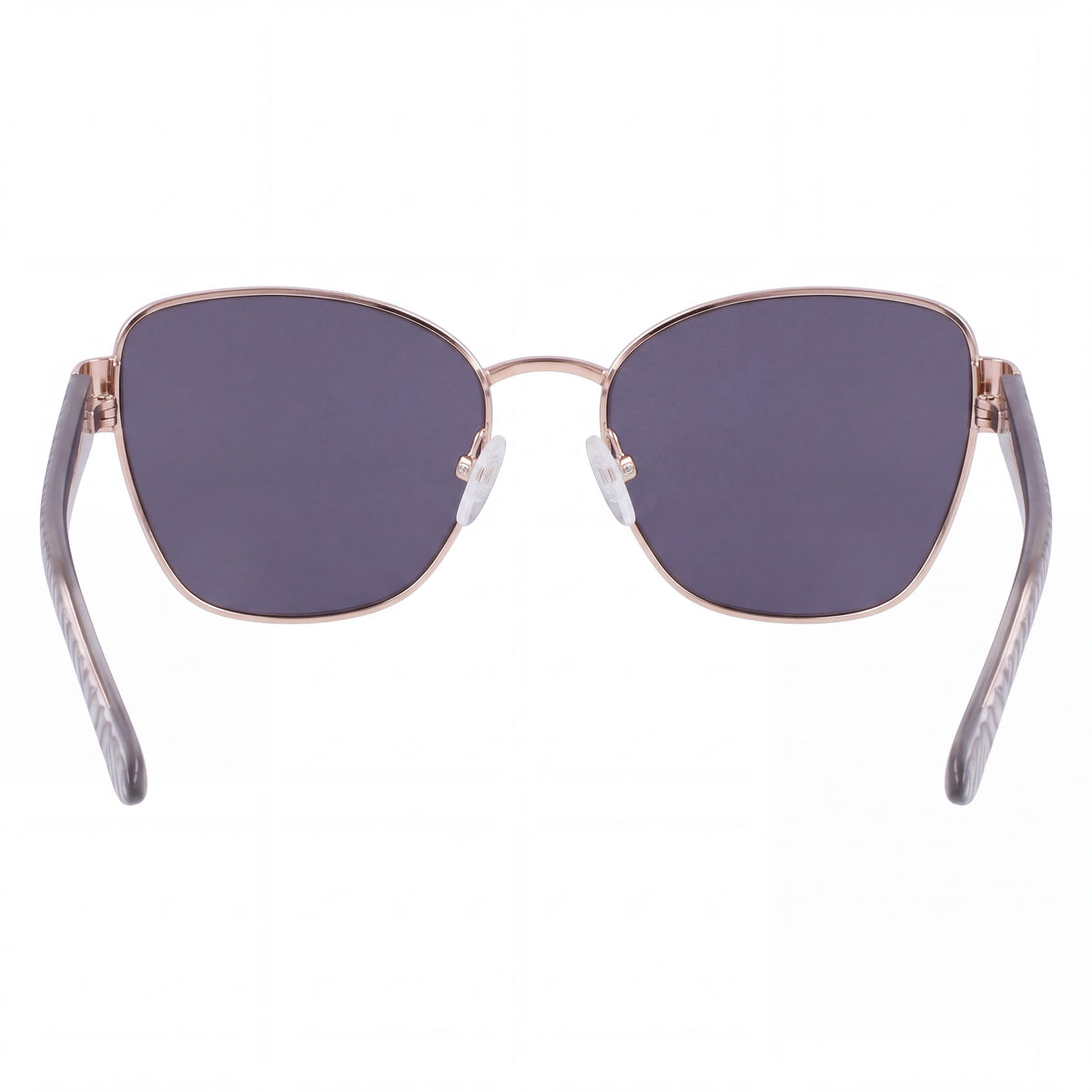Gafas de sol Anne Klein Classic Glam para mujer, de acetato dorado, con lentes polarizadas multicolor y protección 100% UVA y UVB, 58 mm, Photo 4