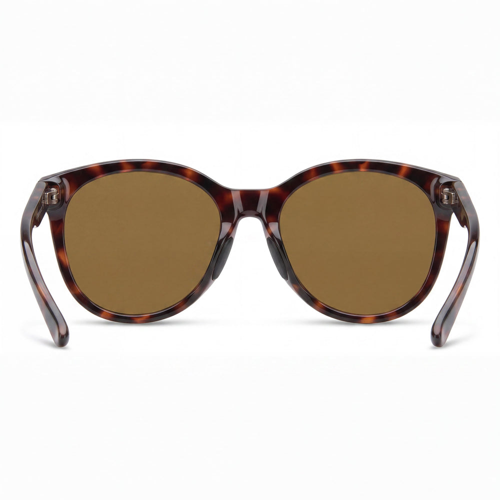 SMITH Bayside Unisex Tortoise Rilsan Clear Frame Sunglasses with Polarized ChromaPop Brown Lenses 54mm