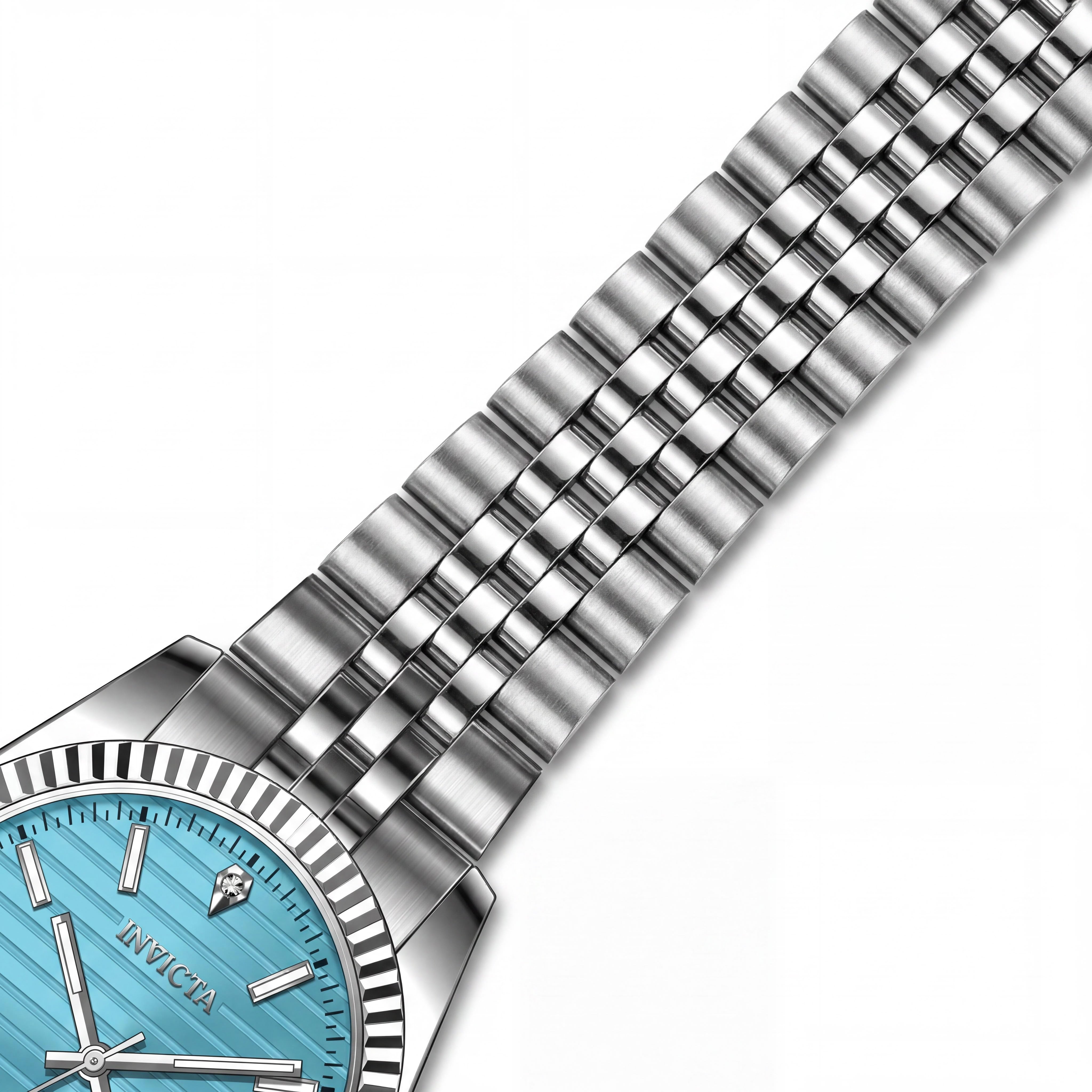 Invicta Celestial 69173 Reloj de pulsera de cuarzo para hombre, 36 mm, acero inoxidable, esfera azul, resistente al agua 3 ATM, Photo 3