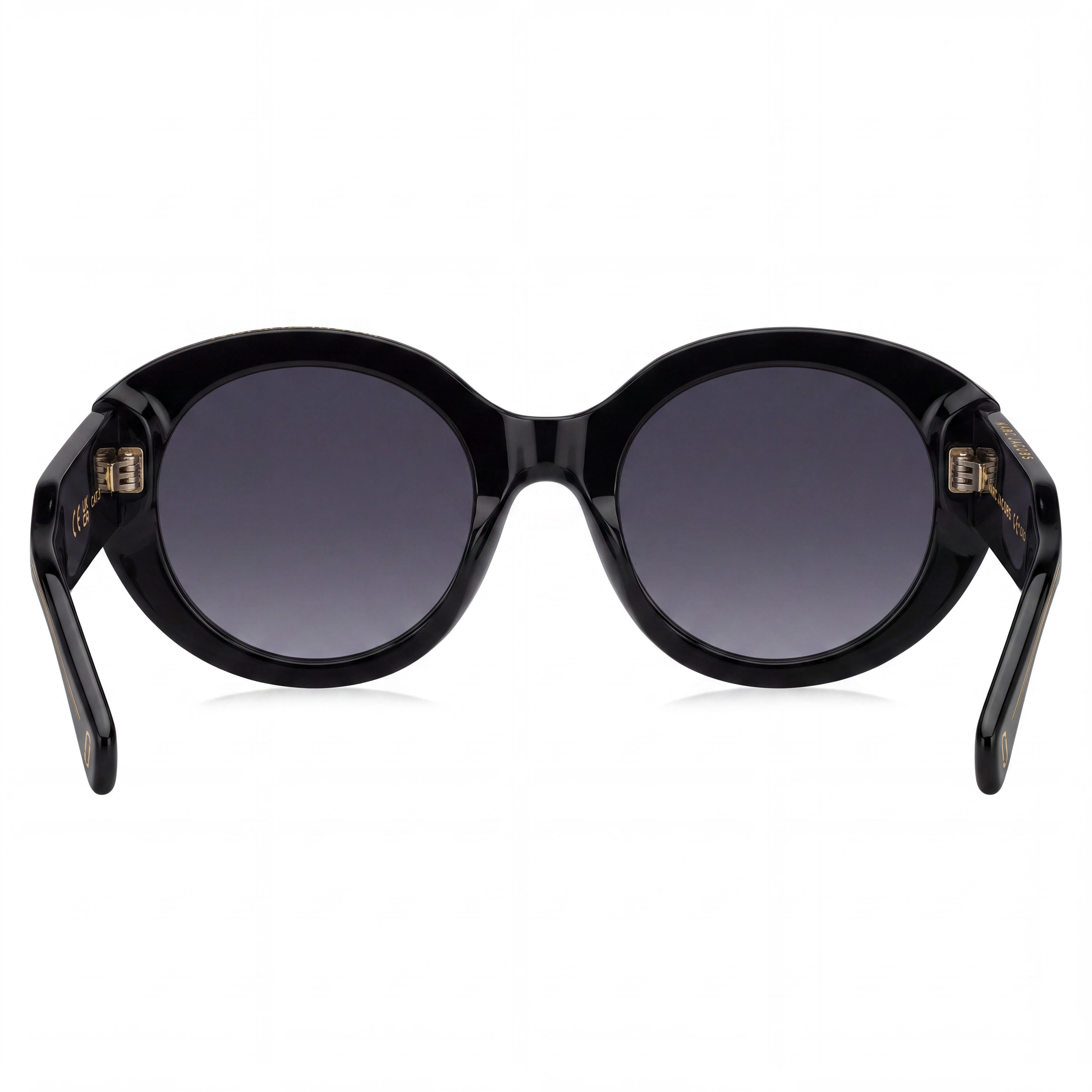 Marc Jacobs MJ 1110/S Women's Black Crystal Plastic Frame Dark Grey Shaded Polycarbonate Lens UV Protection Sunglasses 51mm, Photo 3