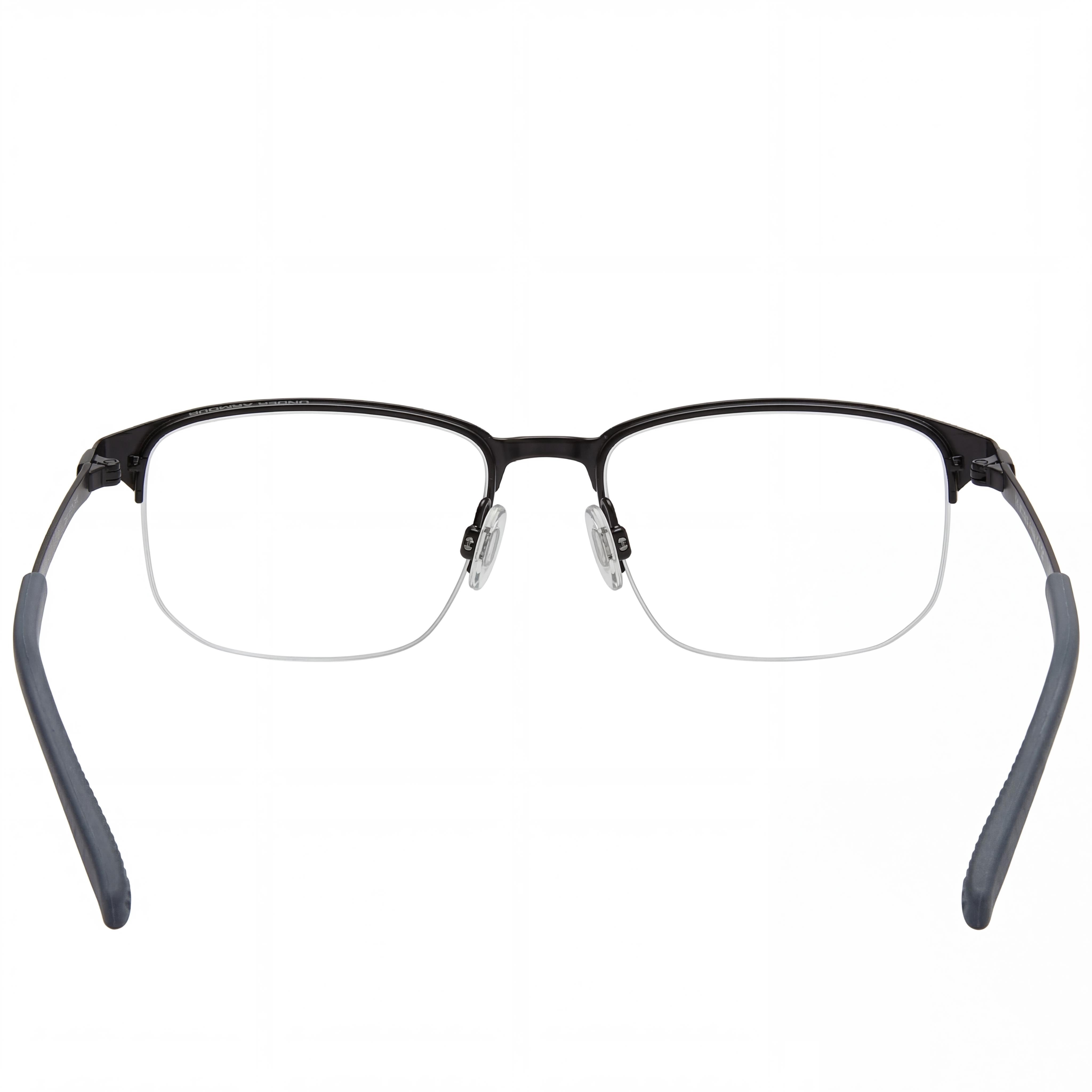Gafas de sol unisex Under Armour Modern con montura de acero inoxidable, lente de policarbonato, color negro mate, 56 mm, Photo 3