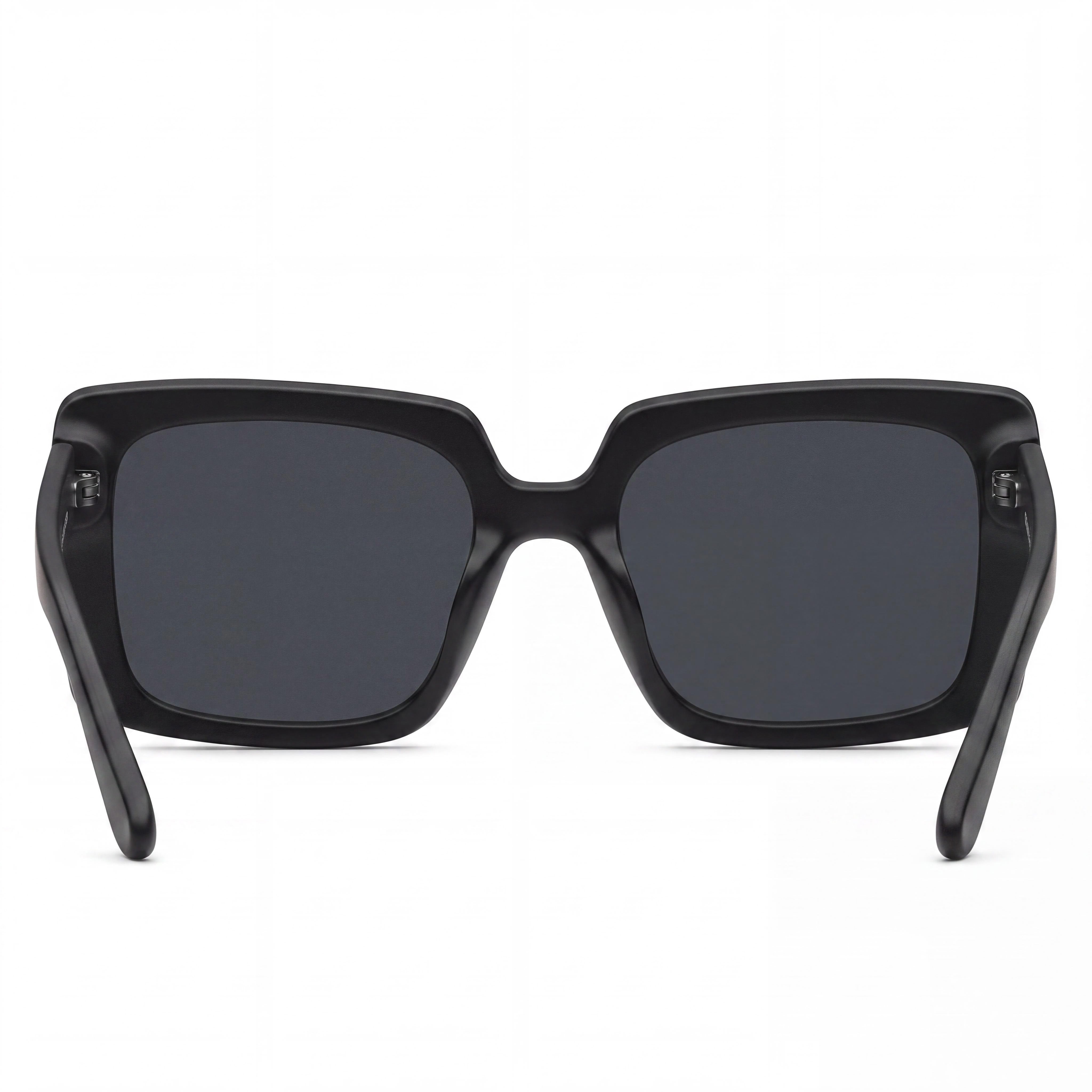 QUAY AUSTRALIA TOTAL VIBE Unisex Injection Black Frame Smoke Lens Non-Polarized Sunglasses 56mm, Photo 3