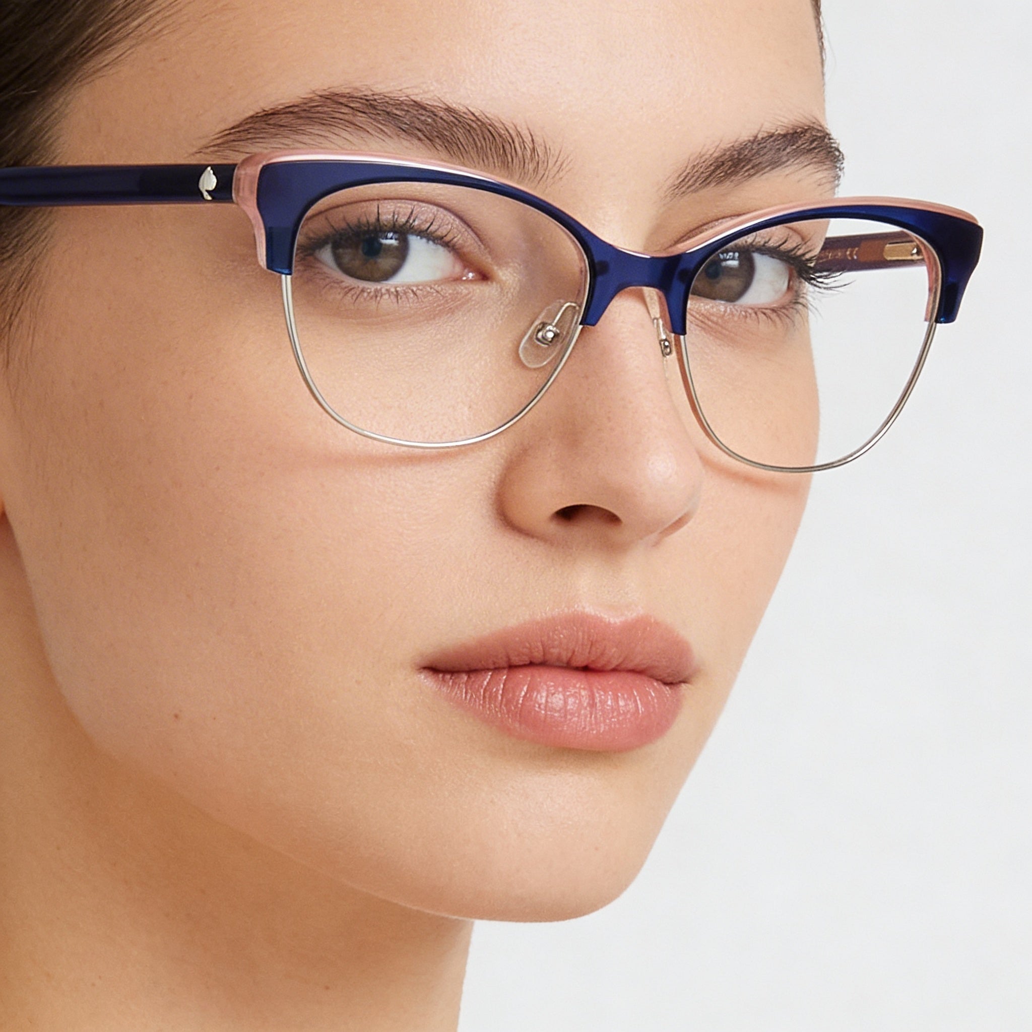 kate spade new york Classic Women's Blue Plastic Frame Blue Polycarbonate Lens Non-Polarized Sunglasses 51mm, Photo 5