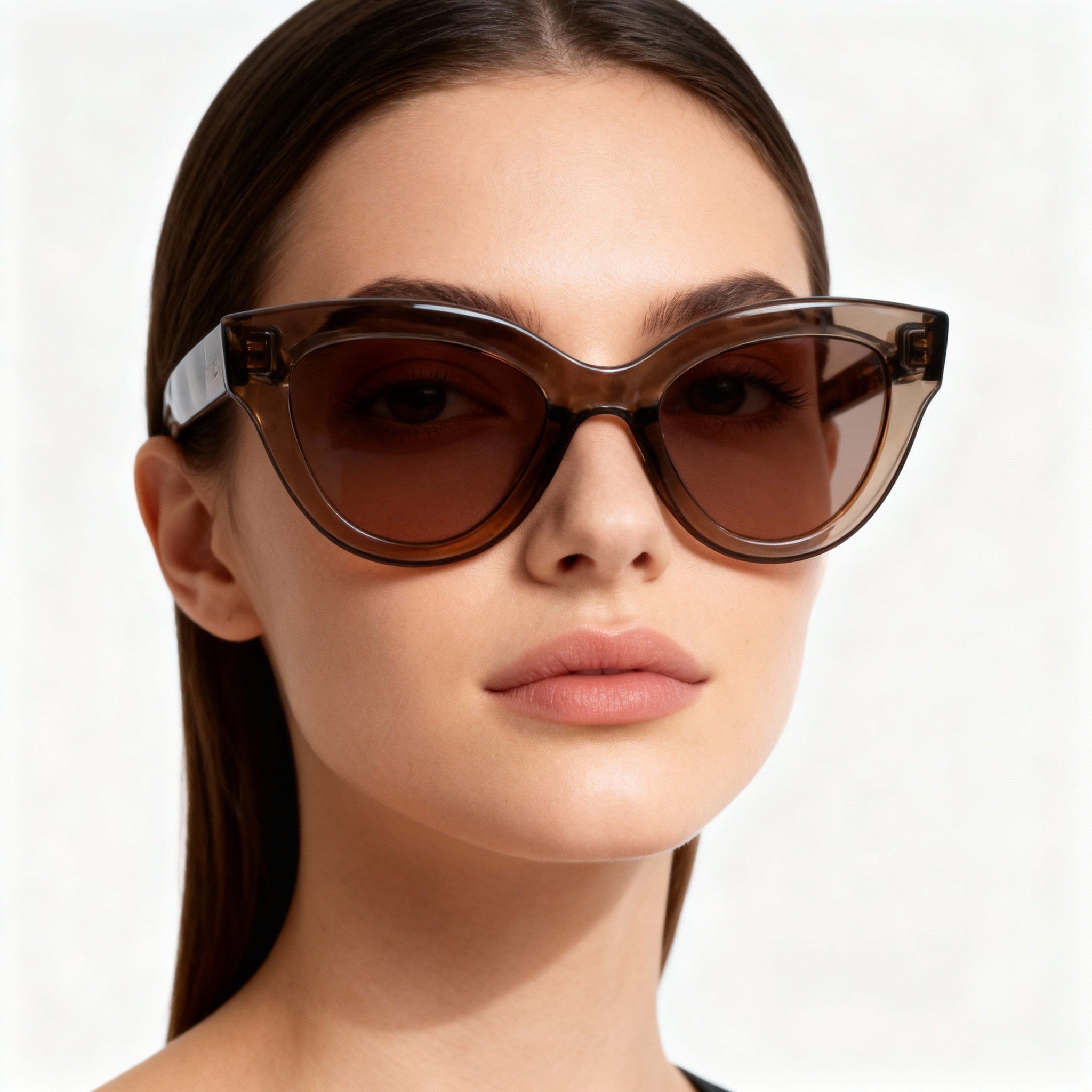 Victoria Beckham VB649S Modern Style Women's Acetate Non-Polarized Sunglasses, Moss Frame, 52mm Lens, Photo 3