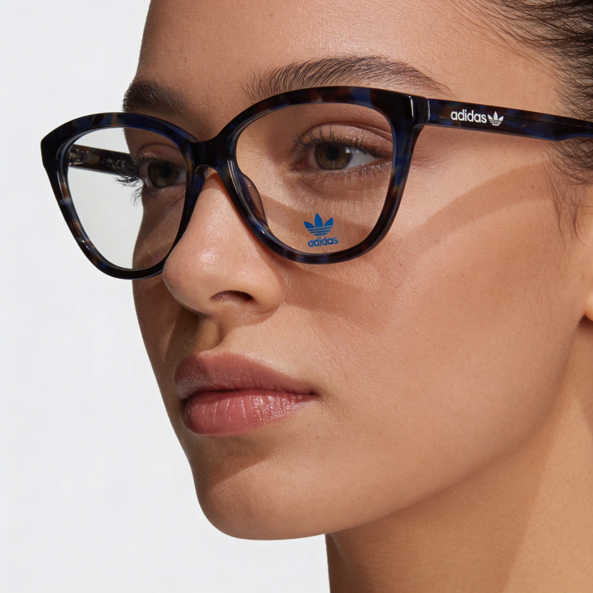 adidas Originals Casual Women's Plastic Frame Eyewear Coloured Havana Transparent Lens 56/15/145, Photo 5