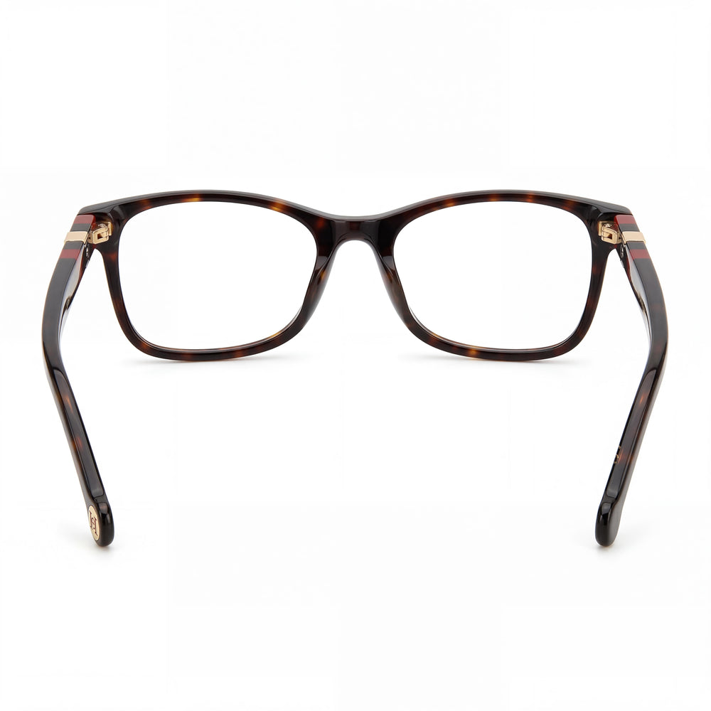 Carolina Herrera Modern Women's Sunglasses featuring an Acetate Frame in Havana Red, with 54mm Lens Width