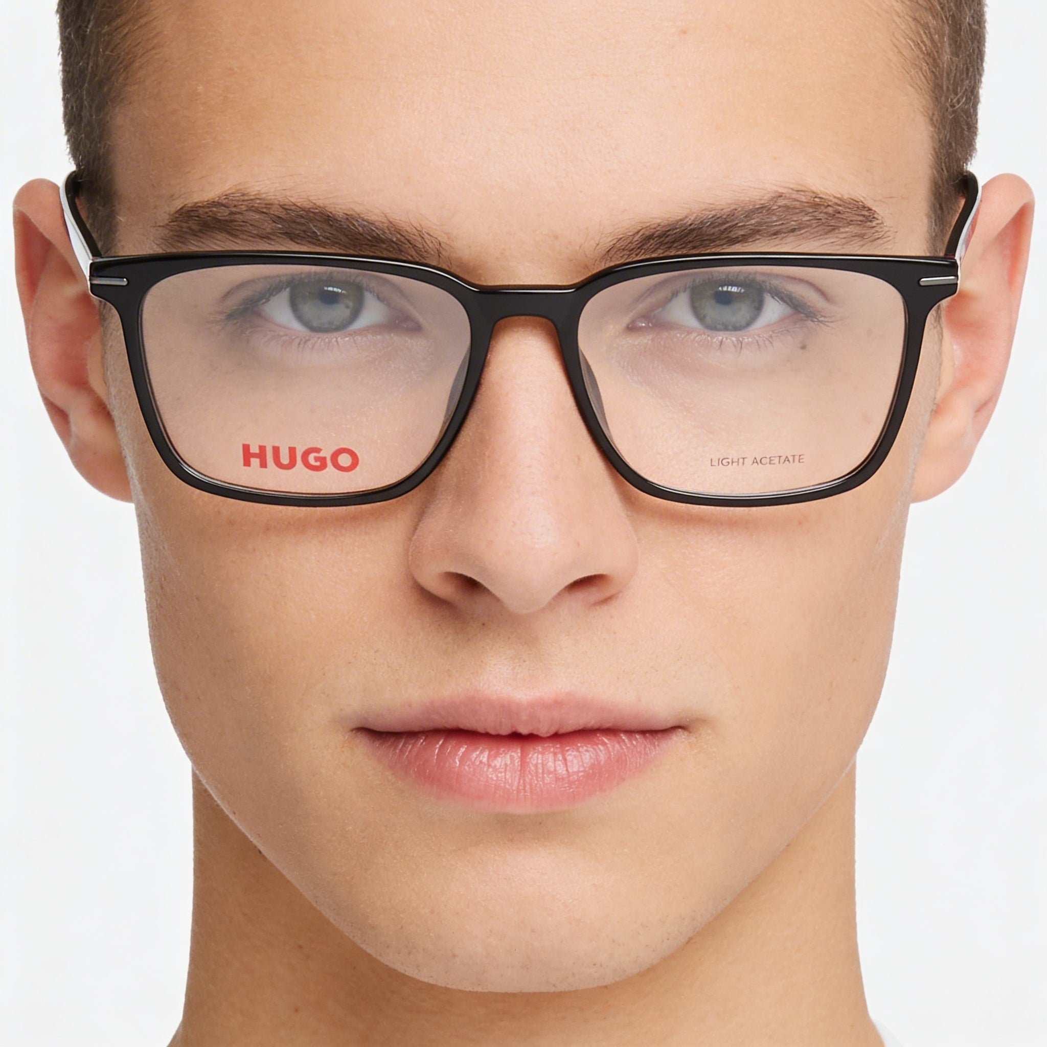 Hugo Boss 1225 Unisex Modern Style Sunglasses with Magnesium Frame and Black Polycarbonate Lenses 55mm, Photo 4