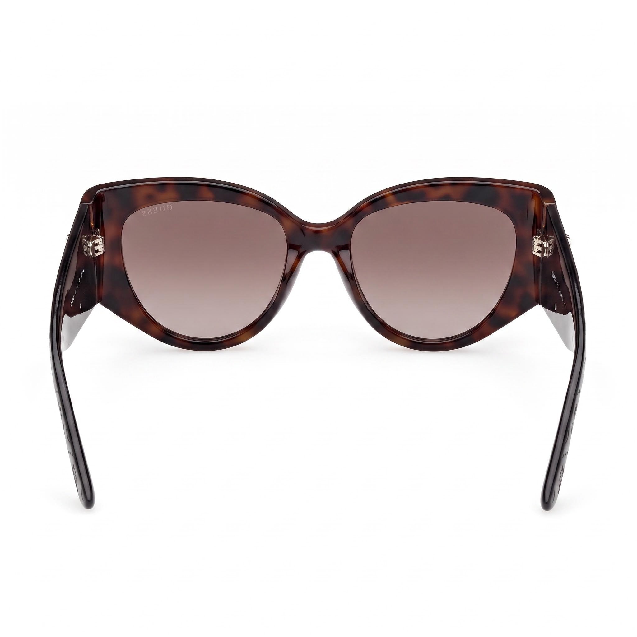 GUESS Casual Women's Dark Havana Plastic Frame Gradient Brown Lens Sunglasses with UV 400 Protection 54mm, Photo 4