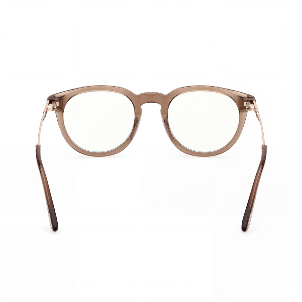 Tom Ford Unisex Brown Eyeglasses Optical Frames with Transparent Demo Lenses, Lenses Can Be Replaced with Custom Prescription Lenses