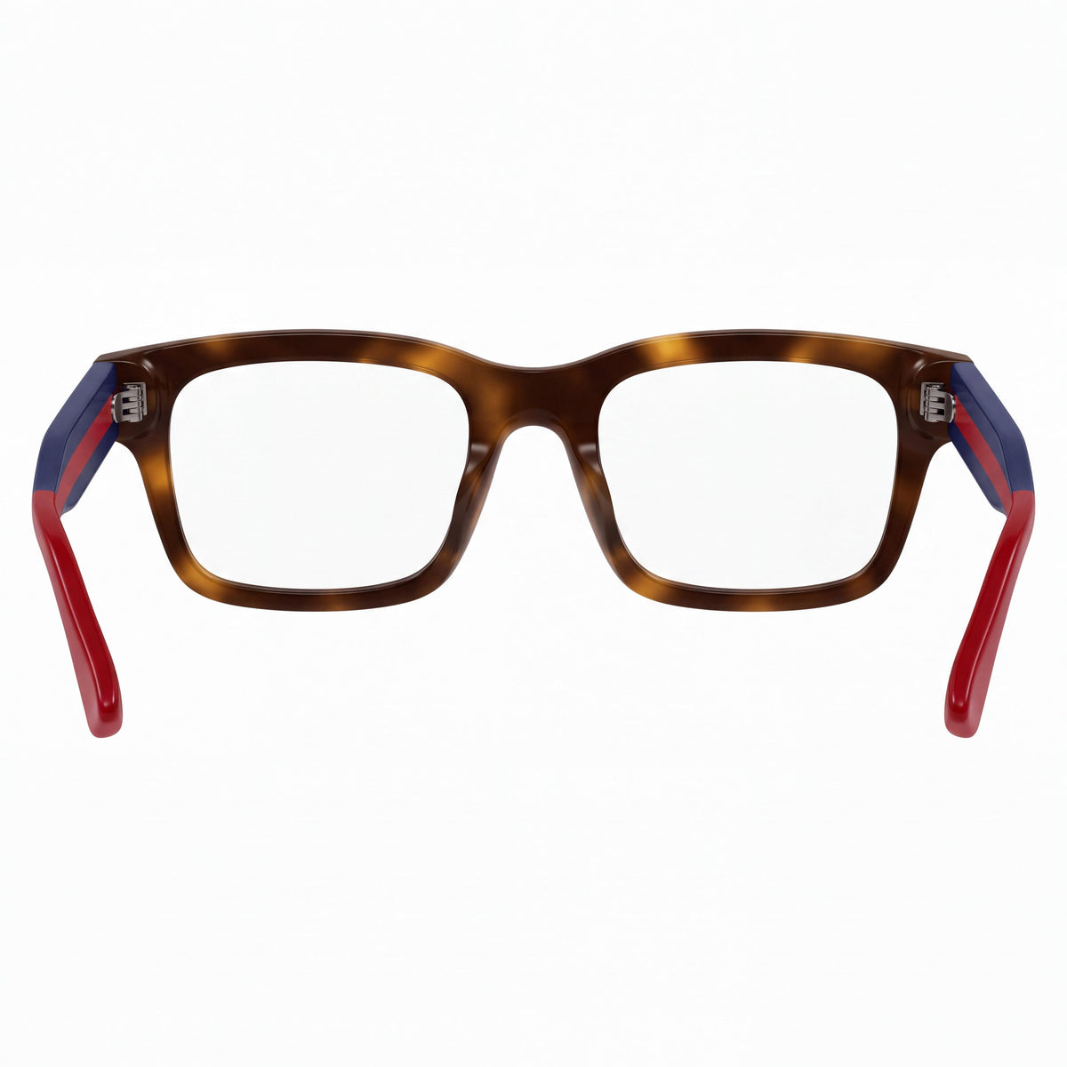 Gucci 1865o-008 Unisex Classic Acetate Frame Eyeglasses Havana, Transparent, Blue, 54mm Non-, Photo 4
